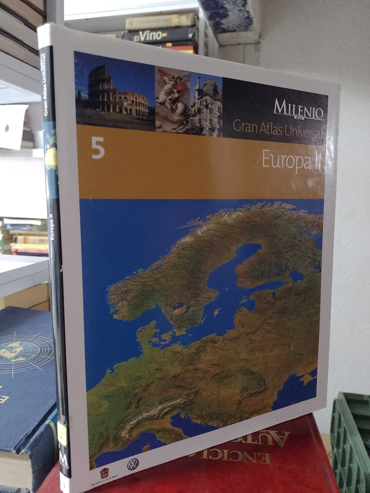 EUROPA II 5 POR GRAN ATLAS UNIVERSAL USADO GEOGRAFIA JUAREZ 515