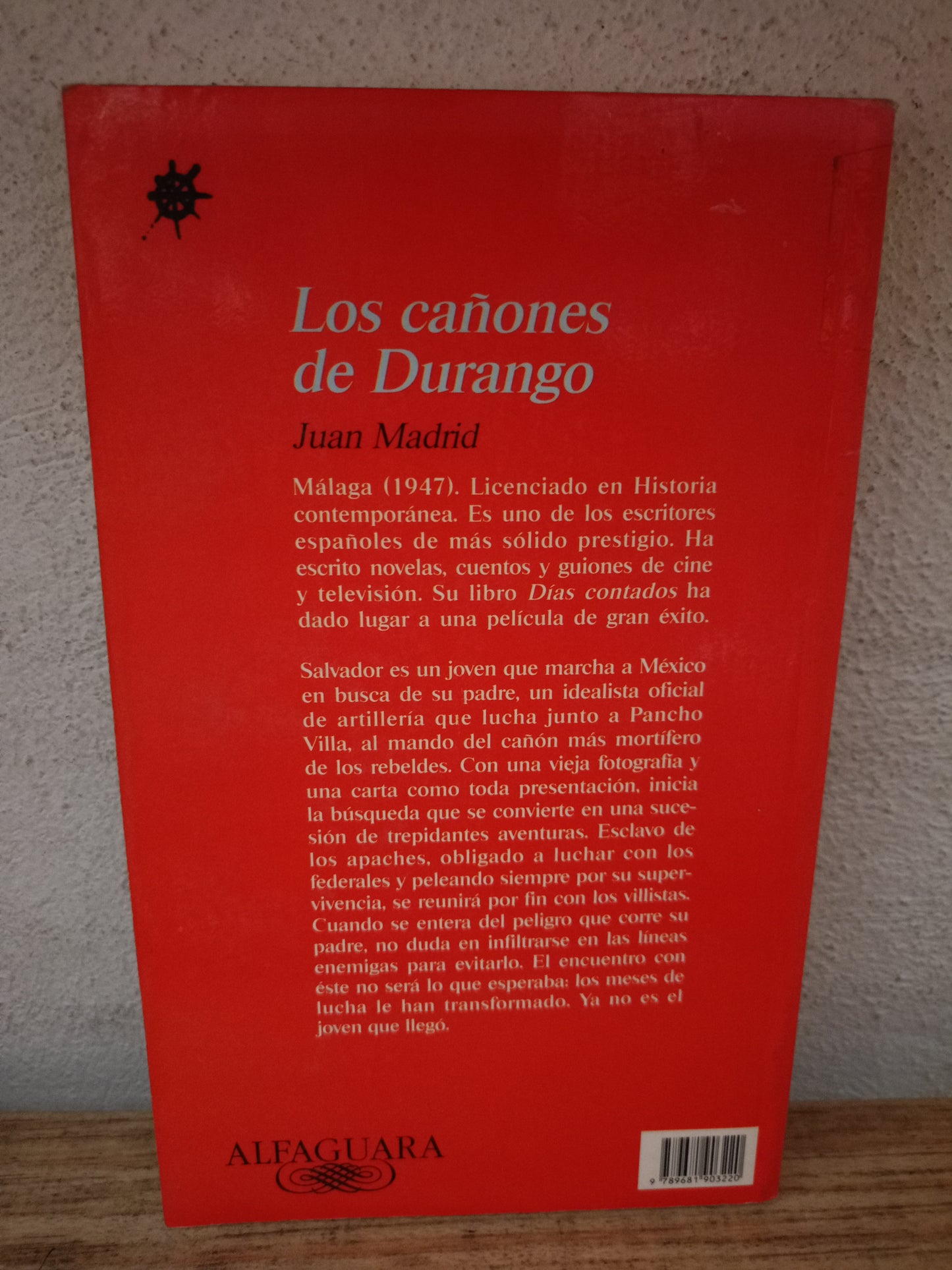LOS CAÑONES DE DURANGO POR JUAN MADRID USADO NOVELA LITERARIO 305