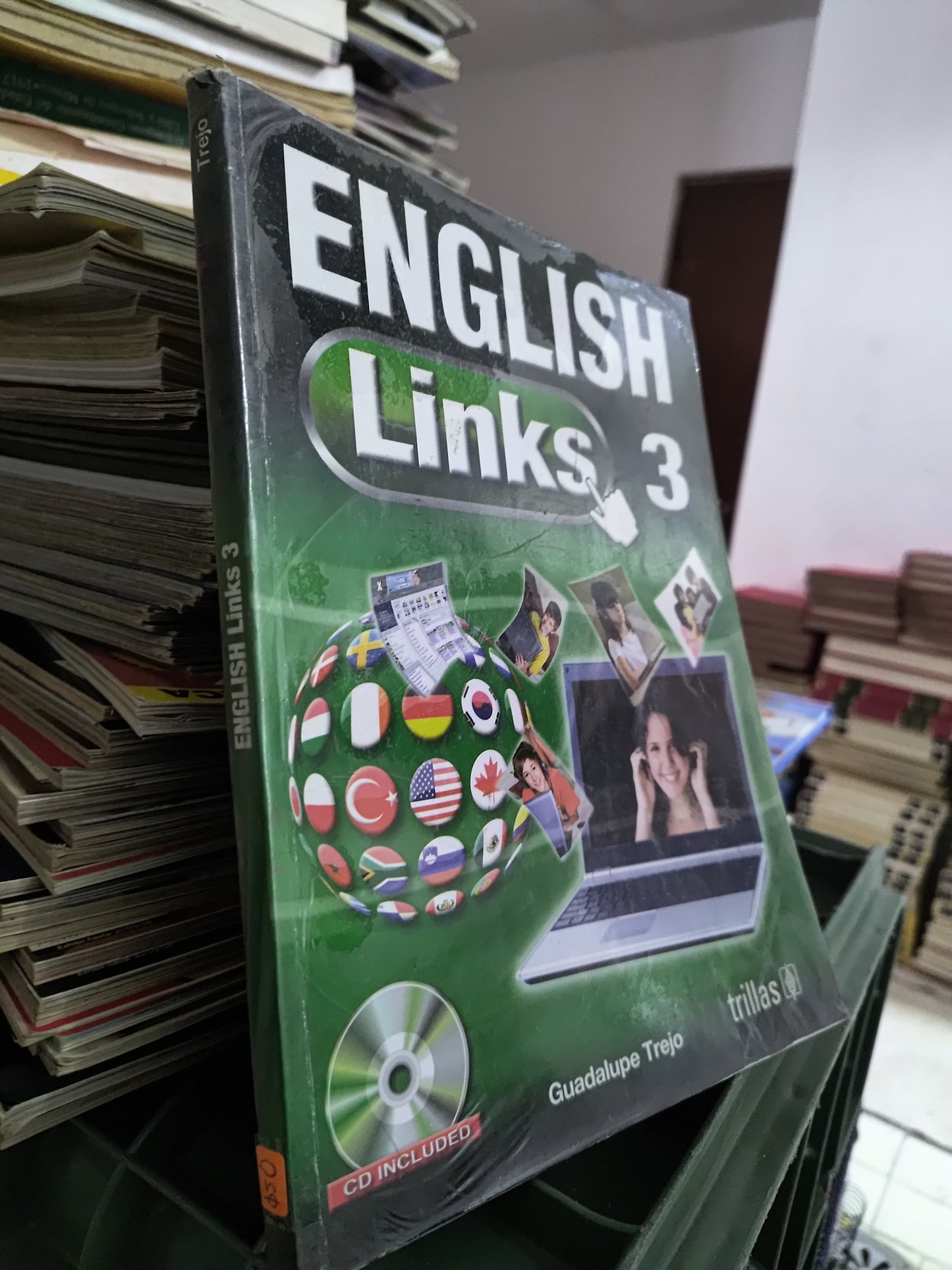 ENGLISH LINKS 3 POR GUADALUPE TREJO USADO IDIOMAS JUAREZ 515