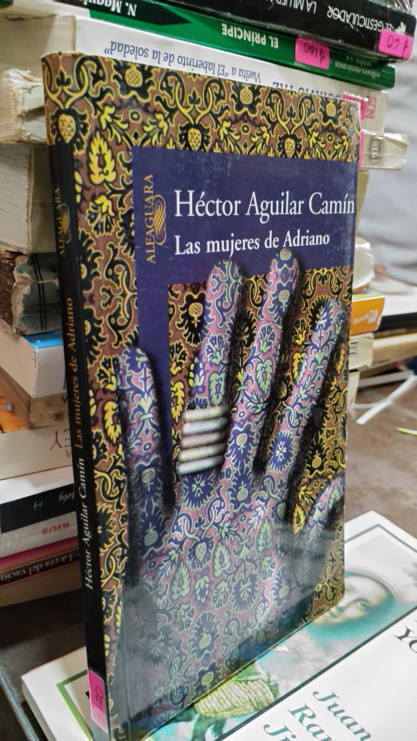 LAS MUJERES DE ADRIANO POR HECTOR AGUILAR ADRIANO LIBRO USADO NOVELAS ALDAMA