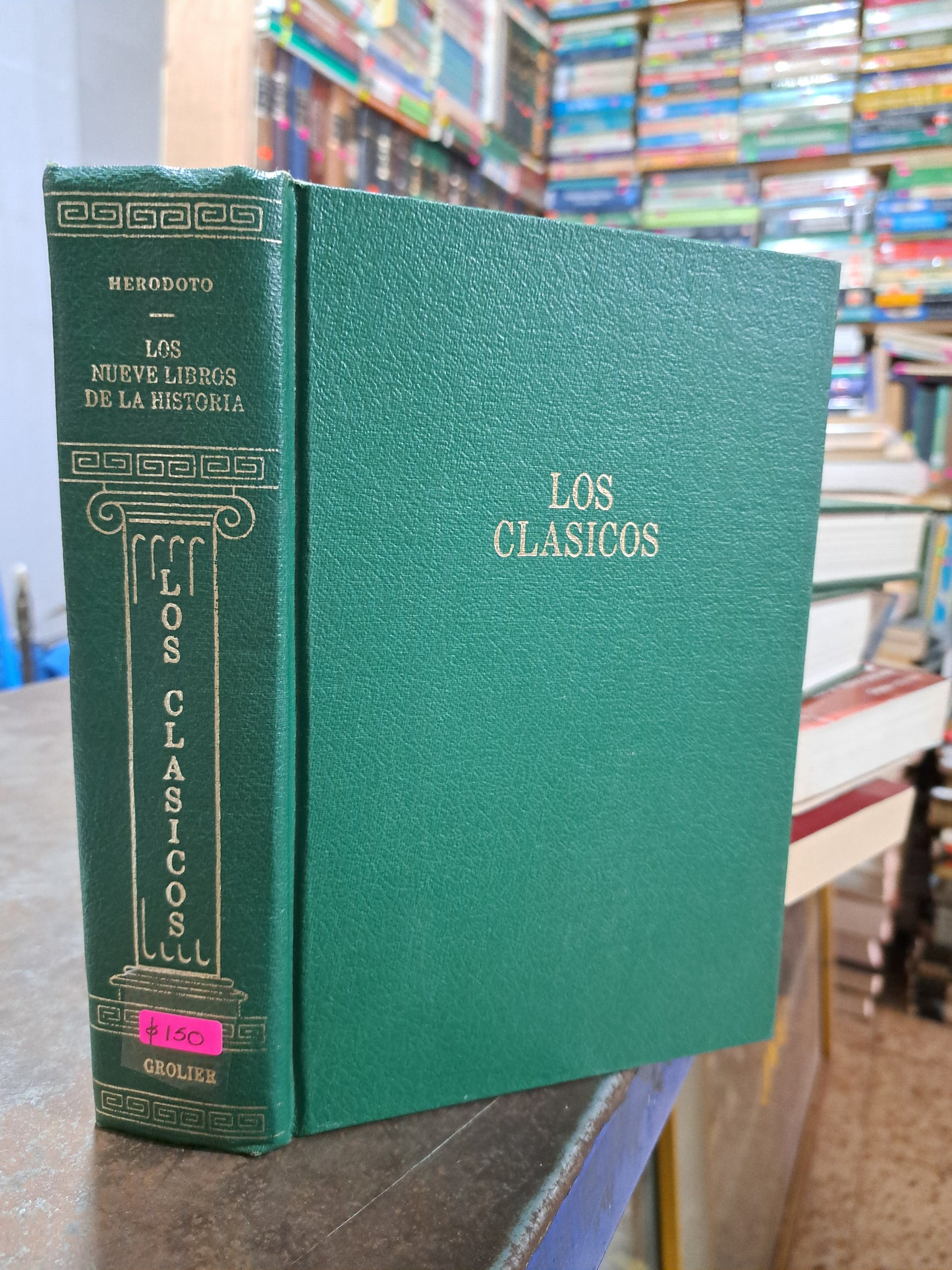 LOS CLASICOS HERODOTO LOS NUEVE LIBROS DE LA HISTORIA USADO POLÍTICA ALDAMA
