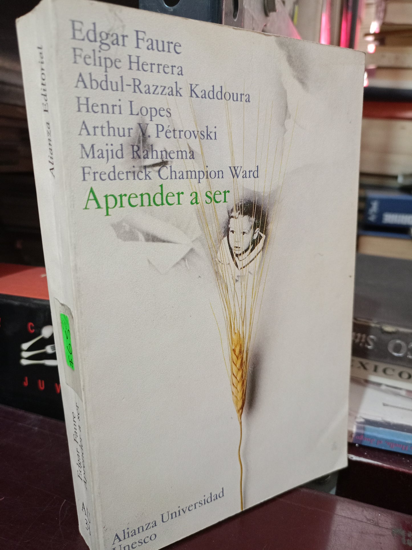 APRENDE A SER POR EDGAR FAURE FELIPE HERRERA ABDUL RAZZAK KADDOURA HENRI LOPES ARTHUR V. PETROVSKI Y OTROS USADO FILOSOFIA LITERARIO 305