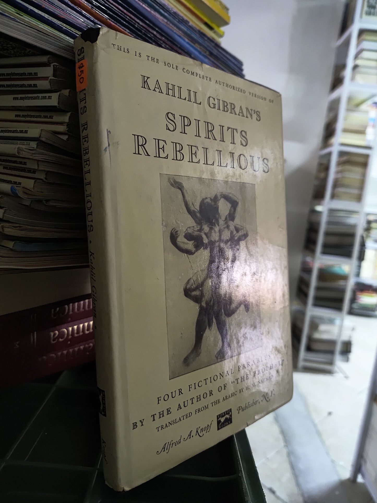 SPIRITS REBELLIOUS POR KAHLIL GIBRAN USADO IDIOMAS JUAREZ 515