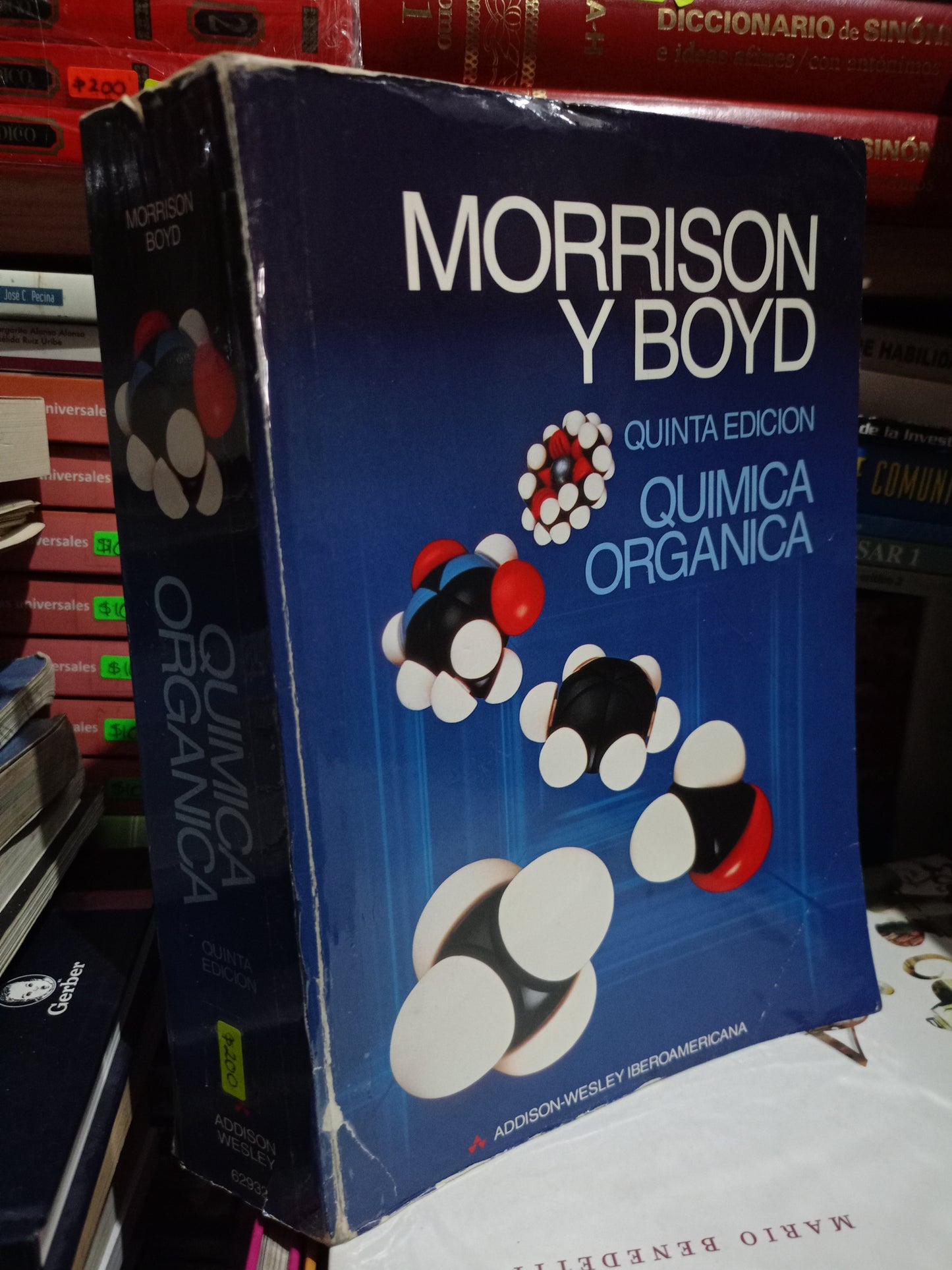 QUIMICA ORGANICA POR MORRISON Y BOYD USADO QUIMICA LITERARIO 305