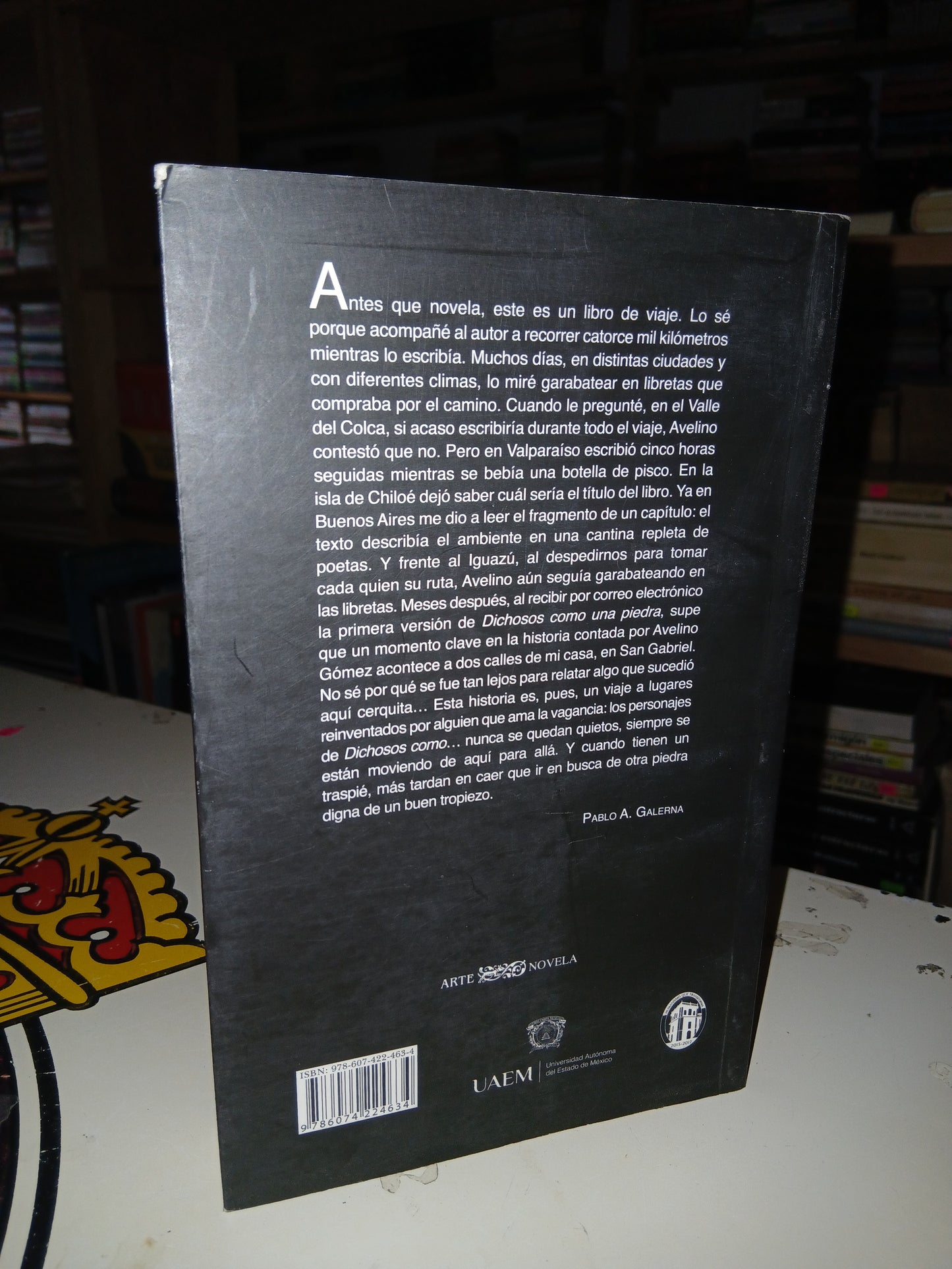 DICHOSOS COMO UNA PIEDRA AVELINO GÓMEZ USADO NOVELA LITERARIO 207