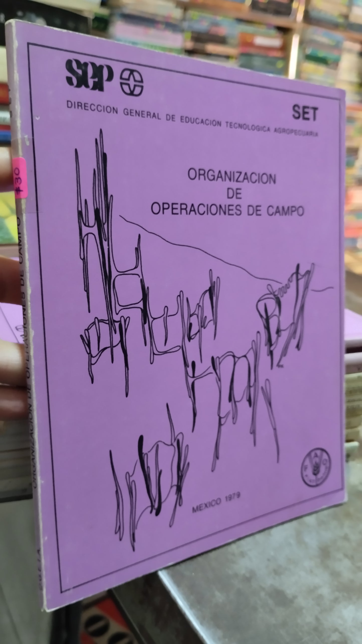 ORGANIZACION DE OPERACIONES DE CAMPO LIBRO USADO AGRICULTURA ALDAMA