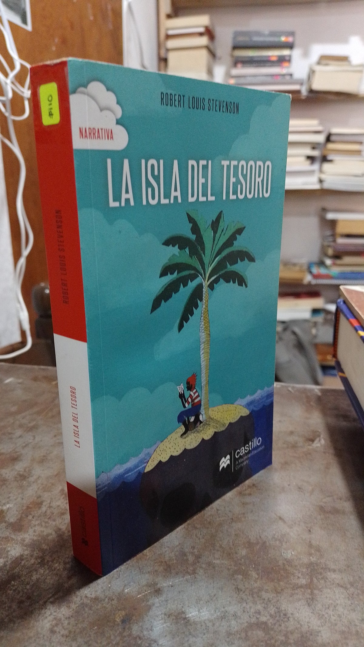 LA ISLA DEL TESORO POR ROBERT LOUIS STEVENSON USADO NOVELA ALDAMA