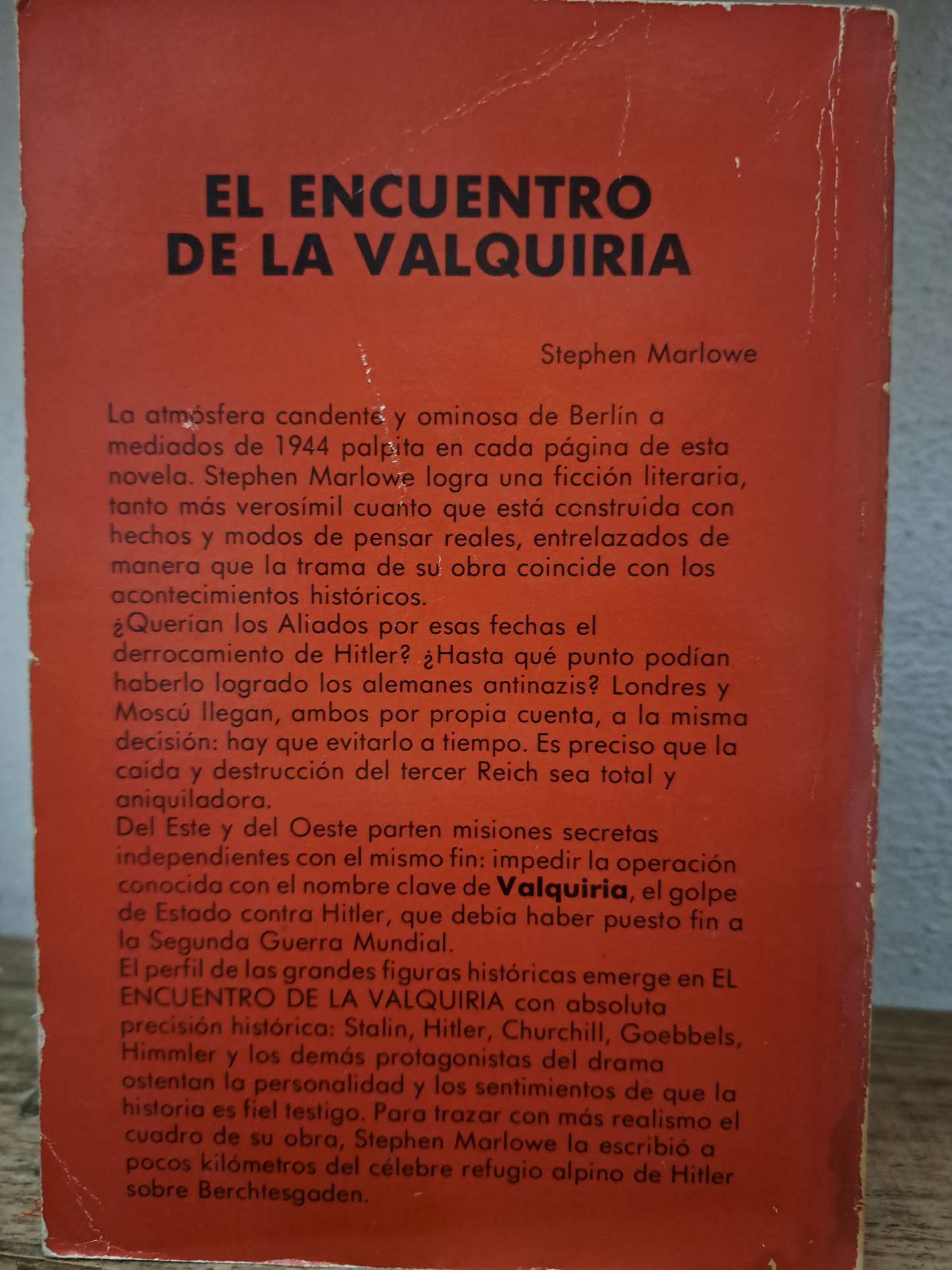 EL ENCUENTRO DE LA VALQUIRIA STEPHEN MARLOWE USADO NOVELA LITERARIO 305