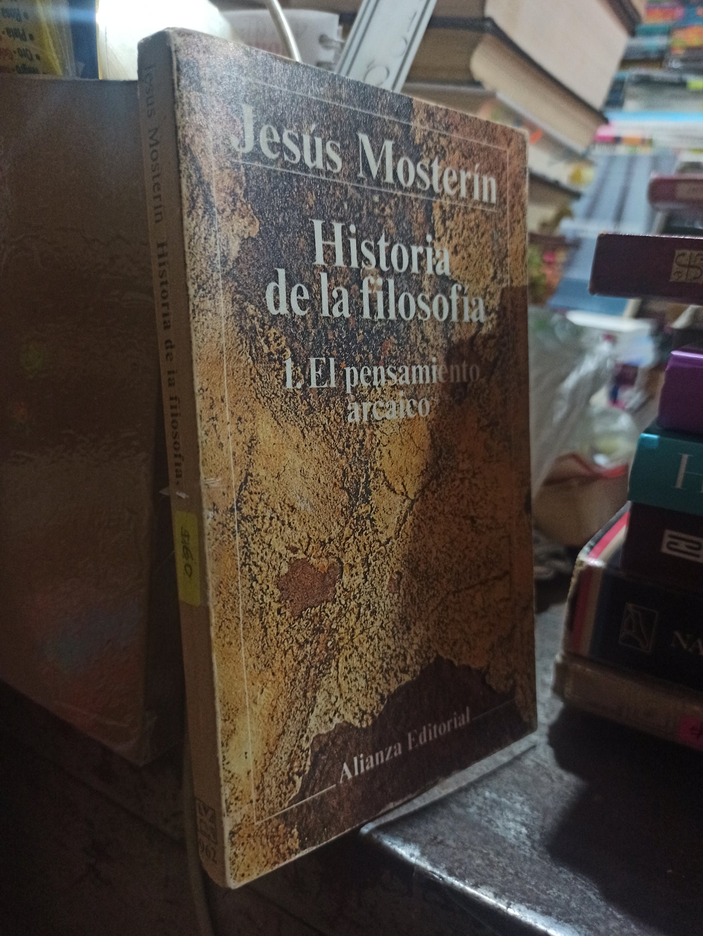 HISTORIA DE LA FILOSOFIA POR JESUS MOSTERIN USADO HISTORIA ALDAMA