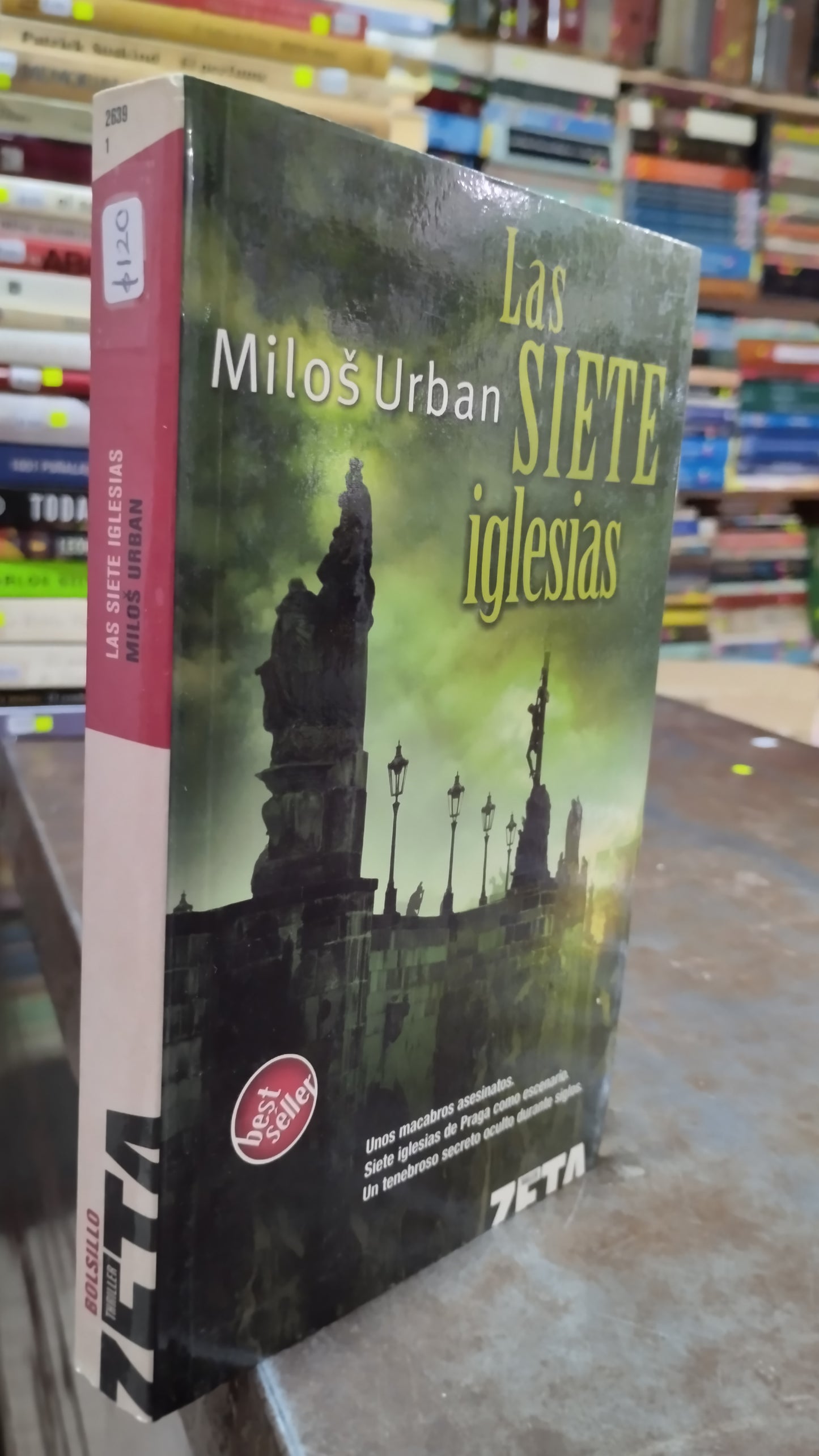 LAS SIETE IGLESIAS POR MILOS URBAN LIBRO USADO NOVELAS ALDAMA