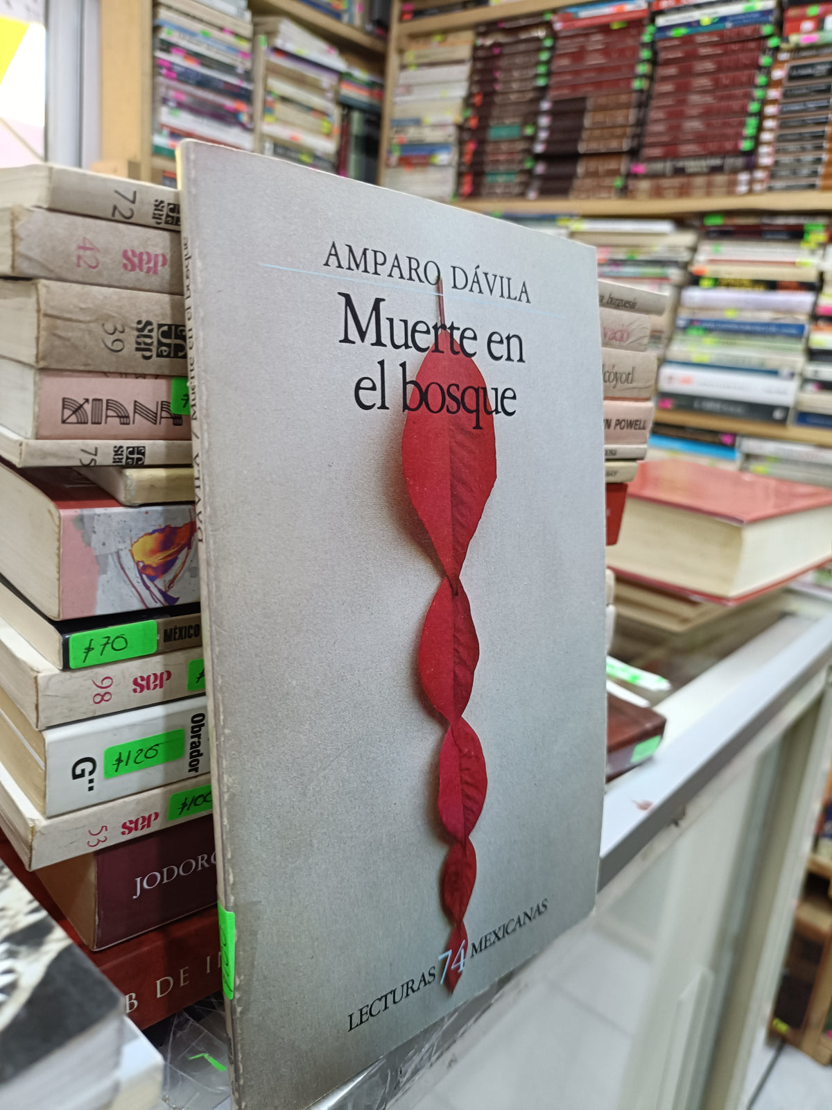 MUERTE EN EL BOSQUE POR AMPARO DAVILA USADO NOVELA JUAREZ 515