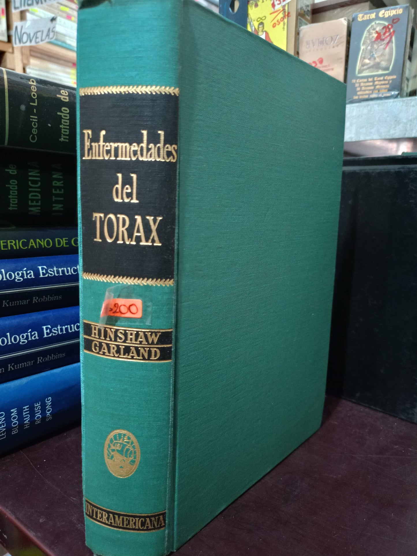 ENFERMEDADES DEL TORAX POR HINSHAW GARLAND USADO SALUD LITERARIO 305