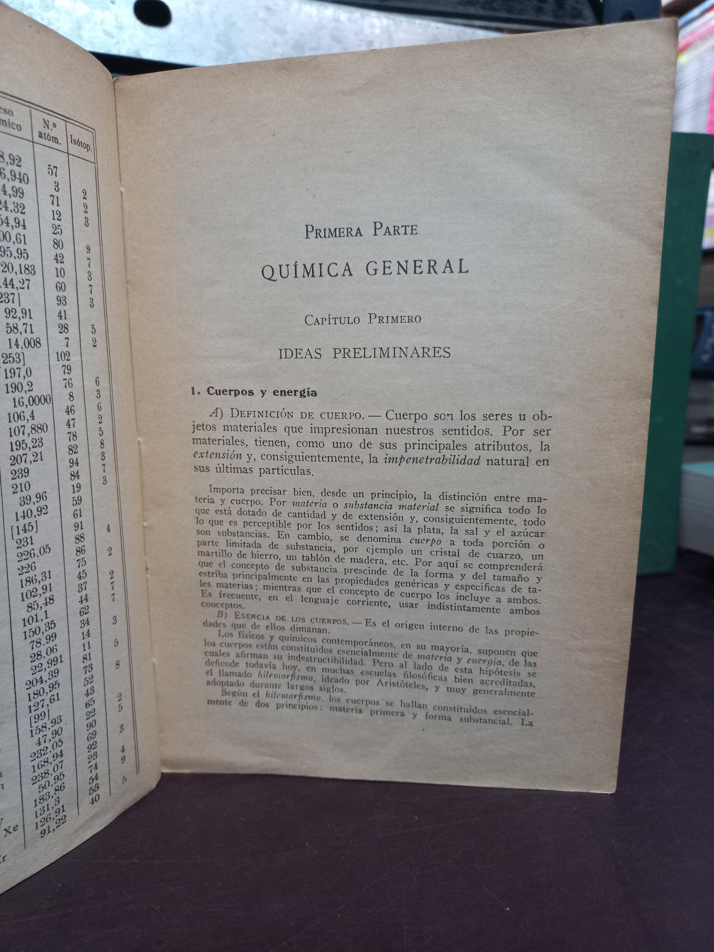 CURSO GENERAL DE QUÍMICA POR IGNACIO PUIG USADO QUÍMICA LITERARIO 305