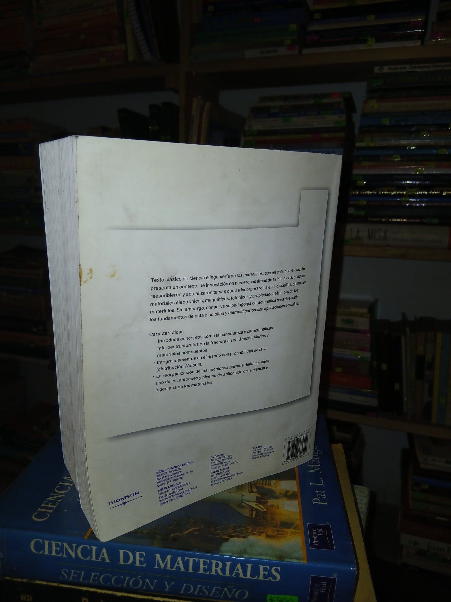 CIENCIA E INGENIERÍA DE LOS MATERIALES POR DONALD R. ASKELAND Y PRADEEP P. PHULÉ USADO INGENIERÍA LITERARIO 207