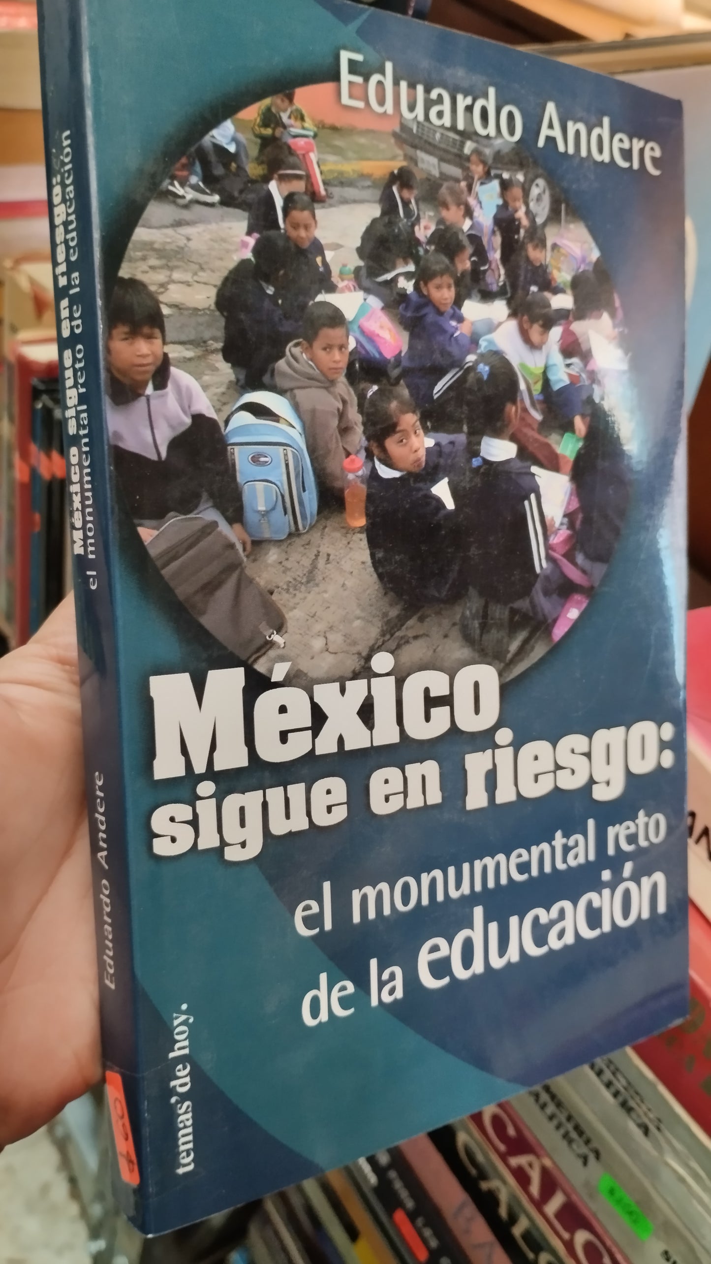MEXICO SIGUE EN RIESGO EL MONUMENTAL RETO DE LA EDUCACION LIBRO USADO EDUCACIÓN ALDAMA