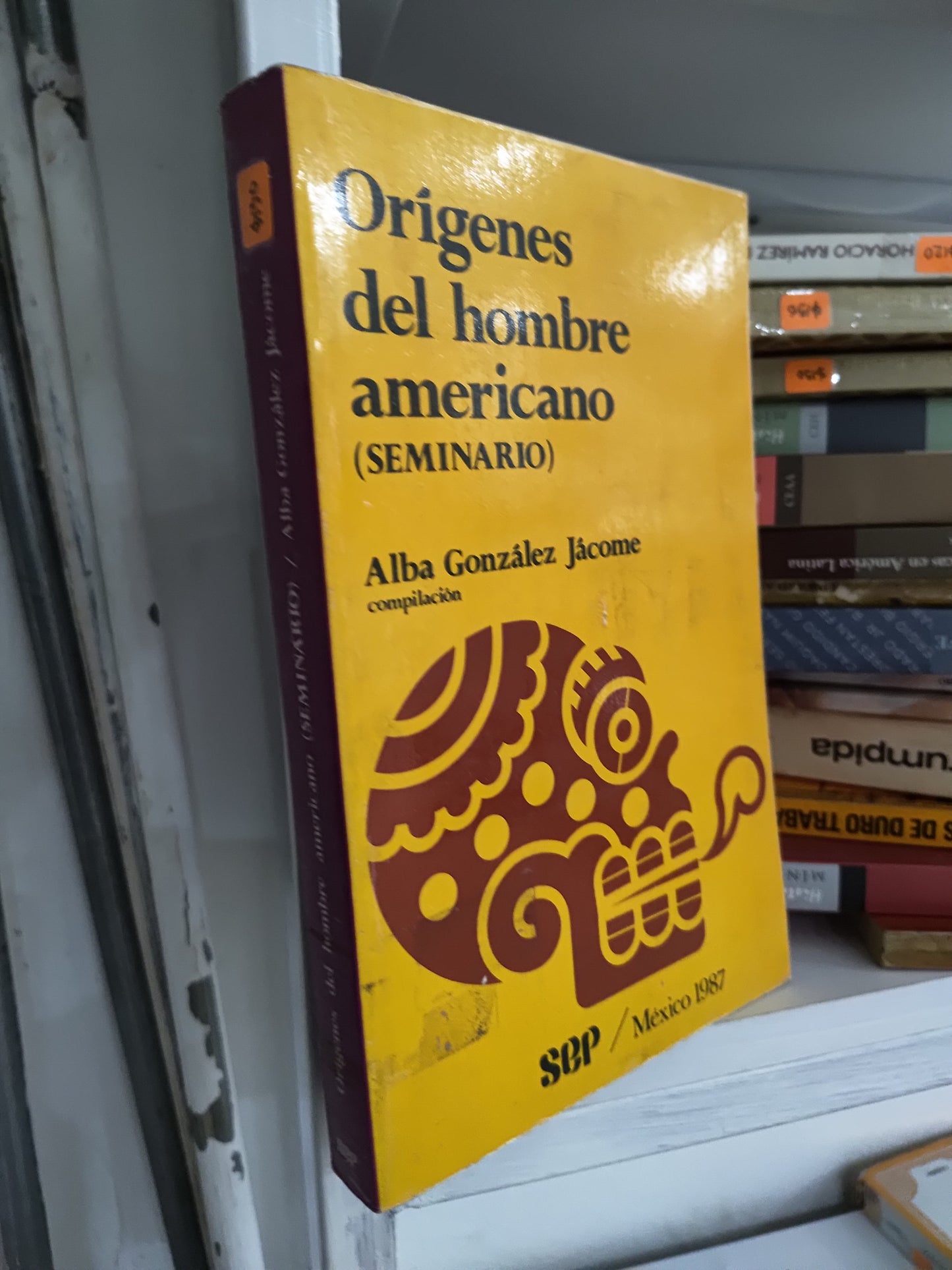 ORIGENES DEL HOMBRE AMERICANO POR ALBA GONZALES JACOME USADO HISTORIA JUAREZ 515