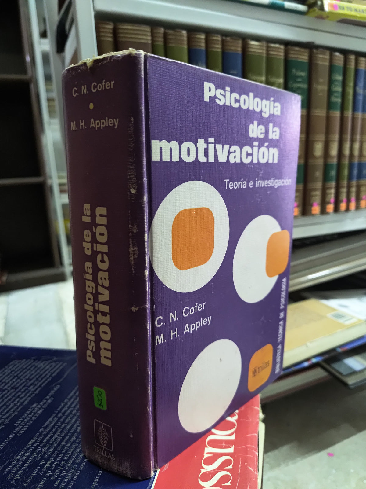 PSICOLOGIA DE LA MOTIVACION POR C. N. COFER USADO PSICOLOGIA JUAREZ 515