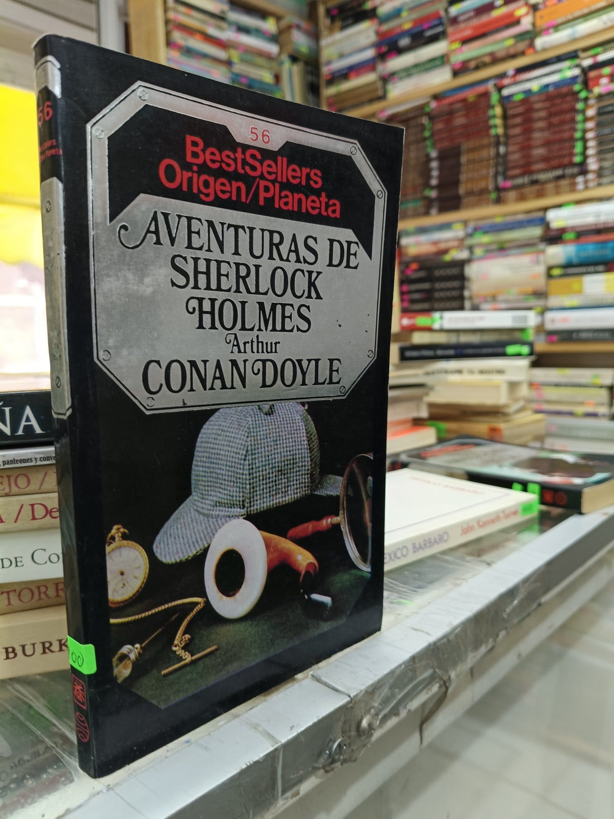 AVENTURAS DE SHERLOCK HOLMES POR ARTHUR CONAN DOYLE USADO NOVELA JUÁREZ 515
