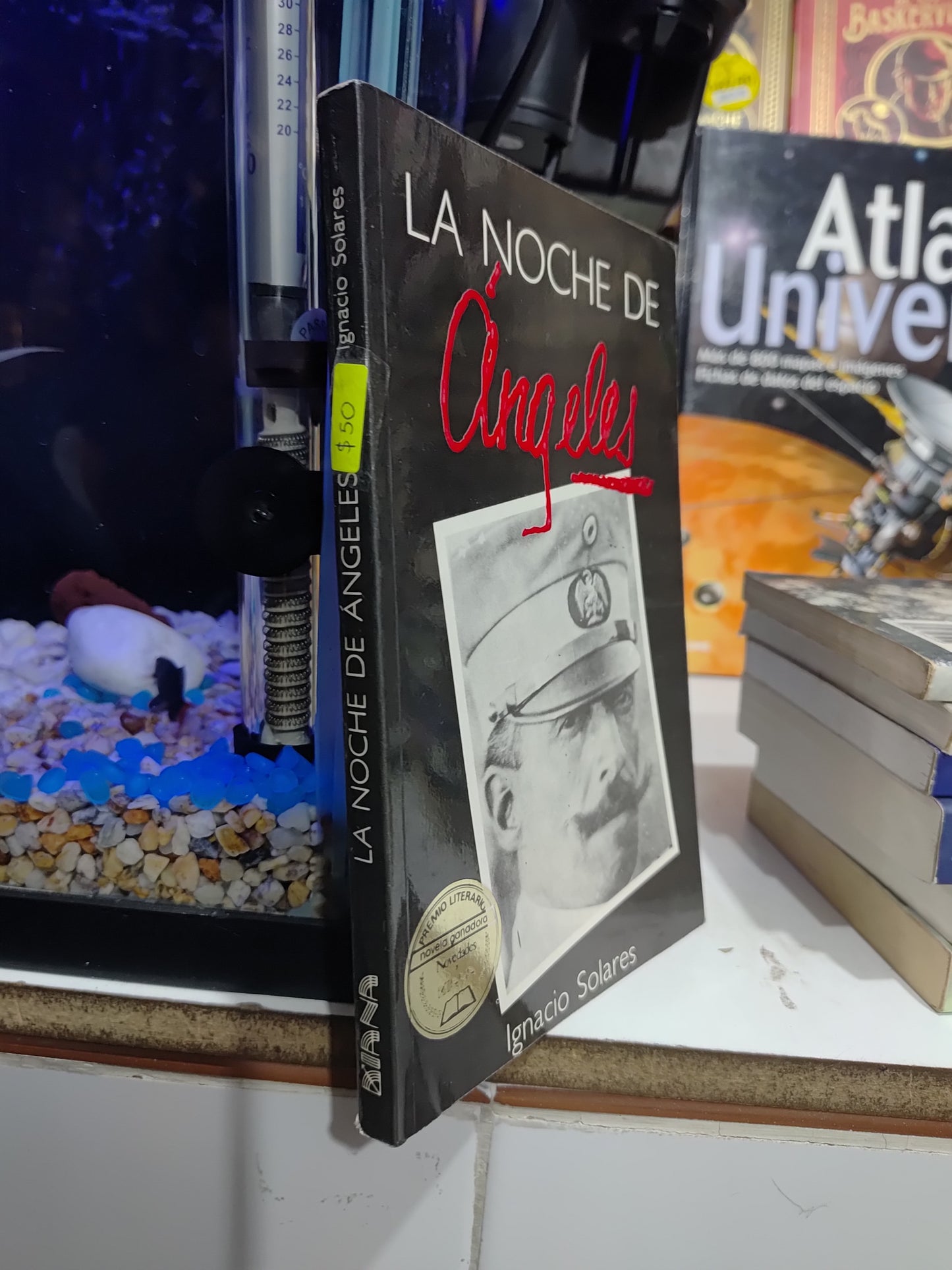 LA NOCHE DE ANGELES POR IGNACIO SOLARES USADO NOVELAS JUAREZ
