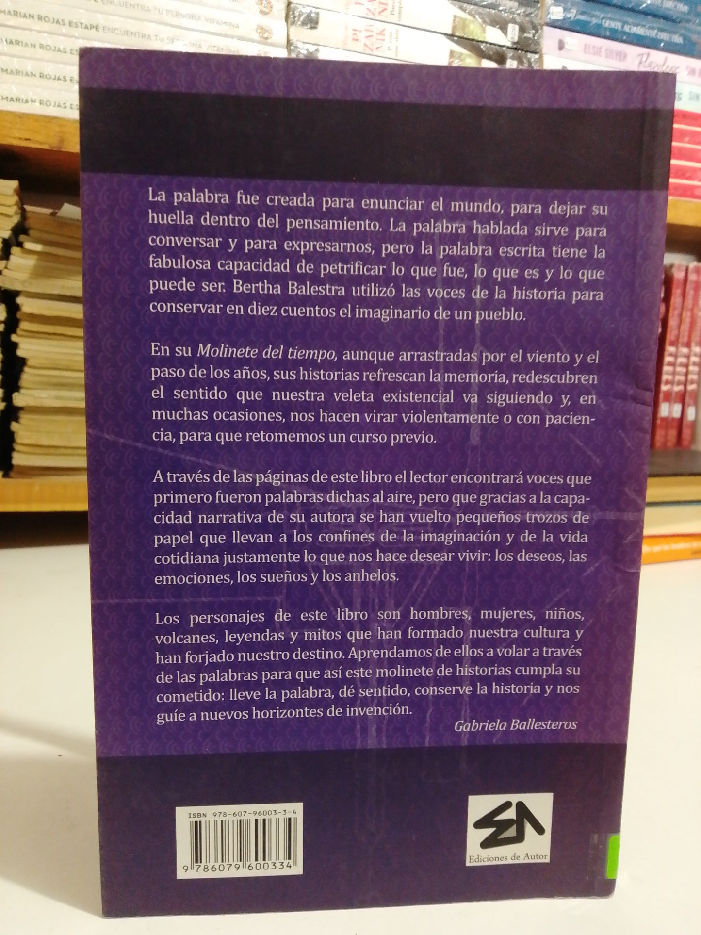 MOLINETE DEL TIEMPO POR BERTHA BALESTRA USADO NOVELAS JUAREZ