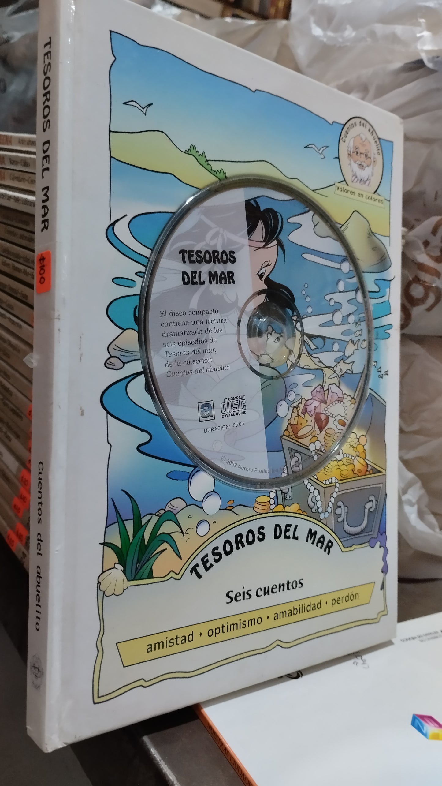 TESOROS DEL MAR POR EDITORIAL CUENTOS DEL ABUELITO LIBRO USADO INFANTIL ALDAMA