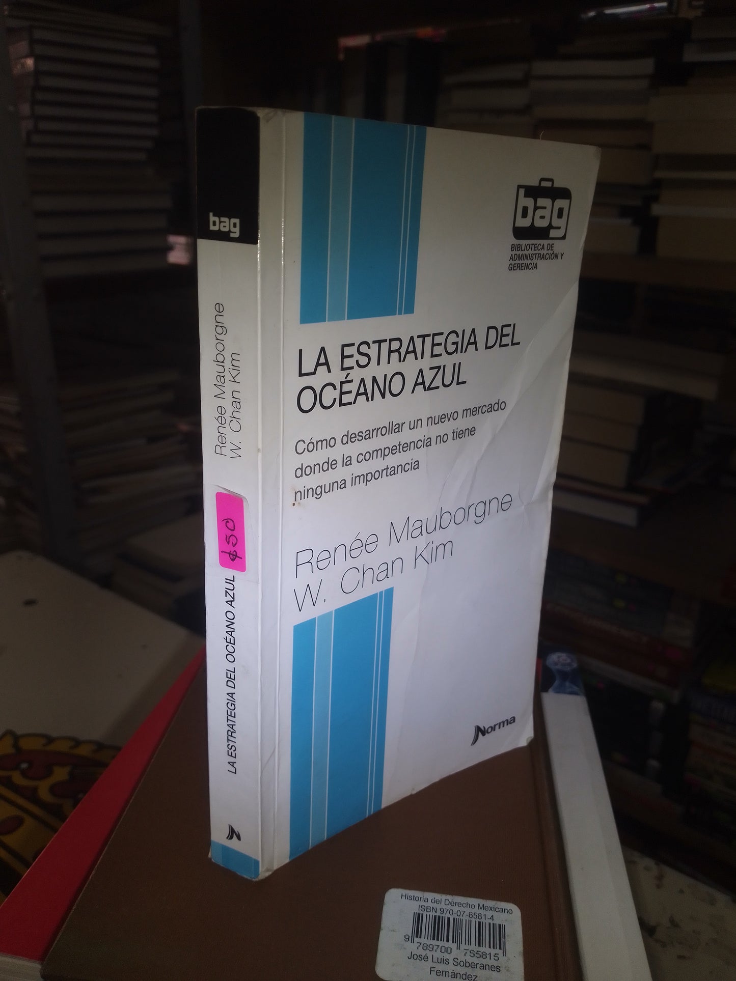 LA ESTRATEGIA DEL OCÉANO AZUL POR RENÉE MAUBORGNE Y W. CHAN KIM USADO ADMINISTRACIÓN LITERARIO 207