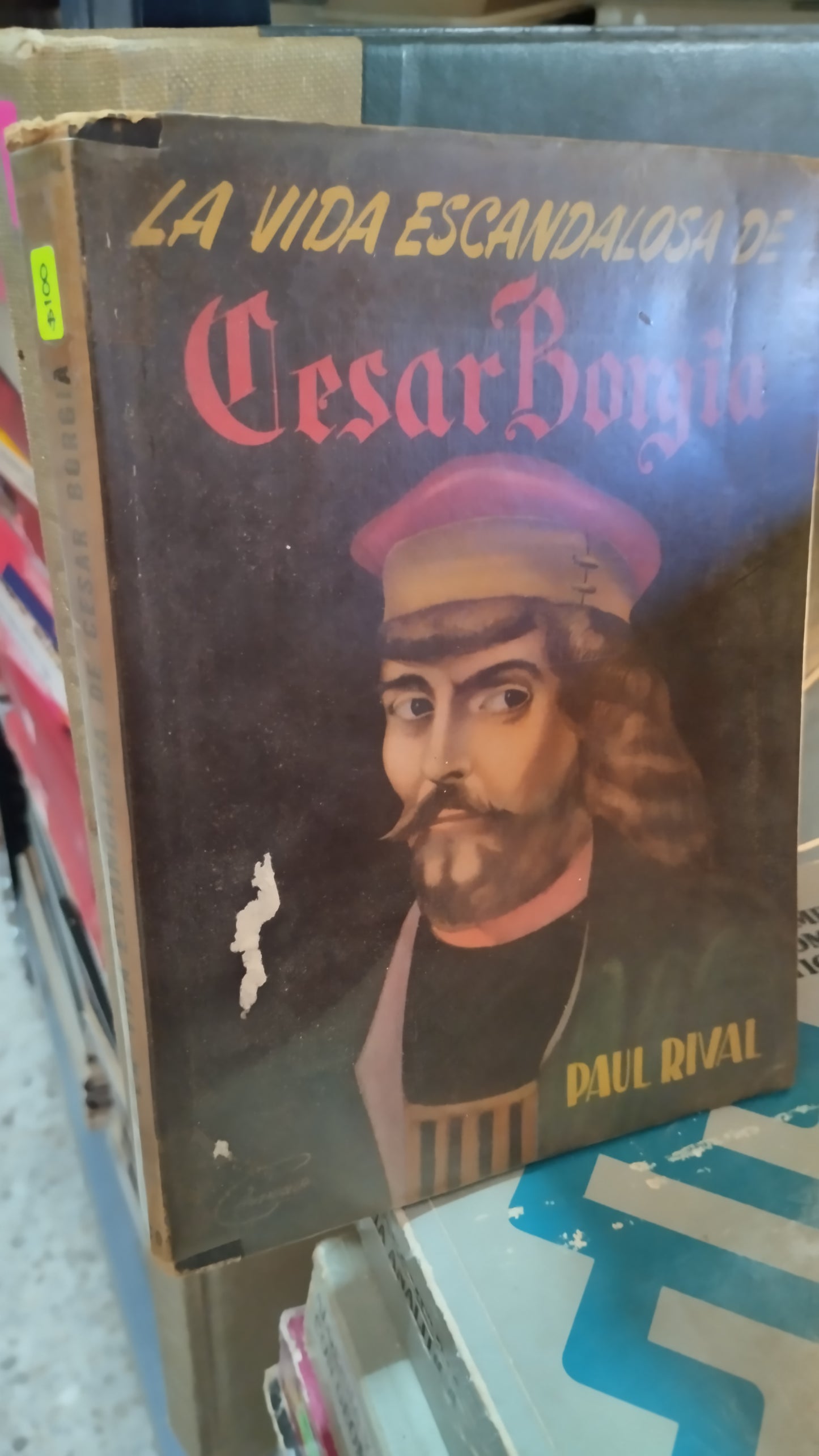 LA VIDA ESCANDALOSA DE CESAR BORGIA LIBRO USADO NOVELAS ALDAMA