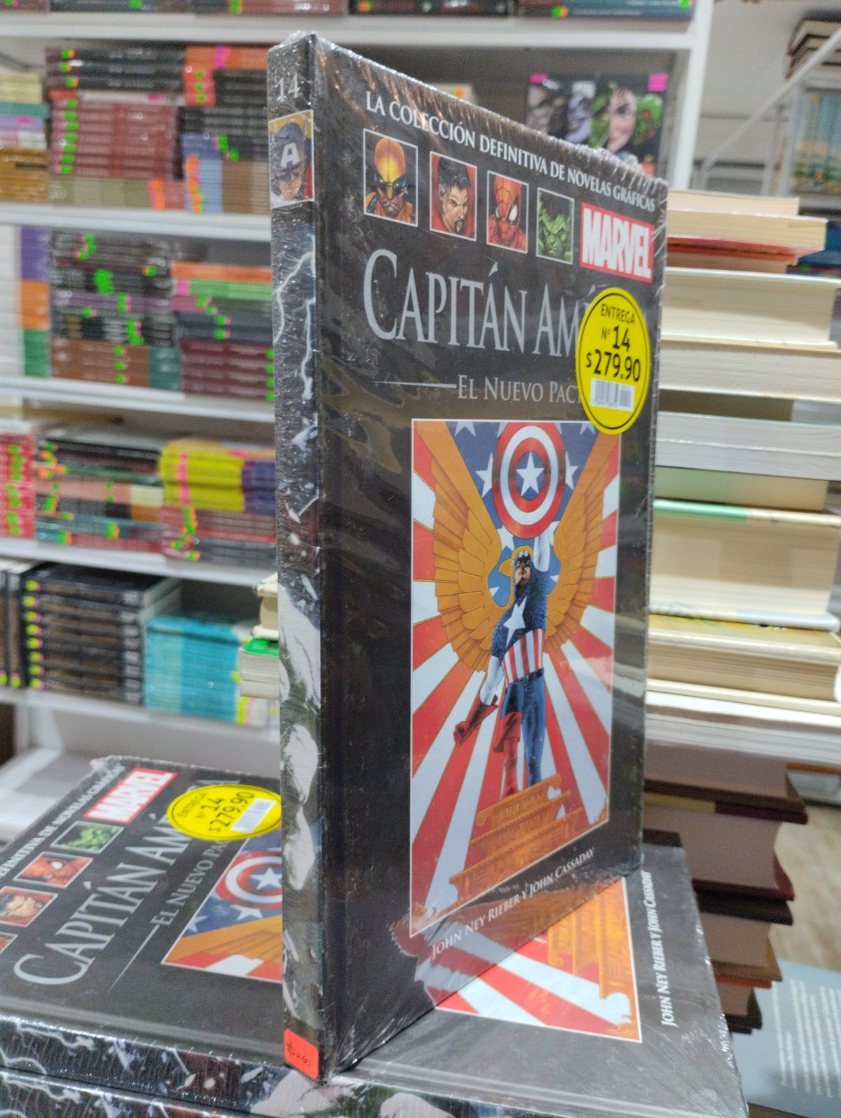 CAPITAN AMERICA EL NUEVO PACTO POR JOHN NEY RIEBER USADO NOVELA JUAREZ 515