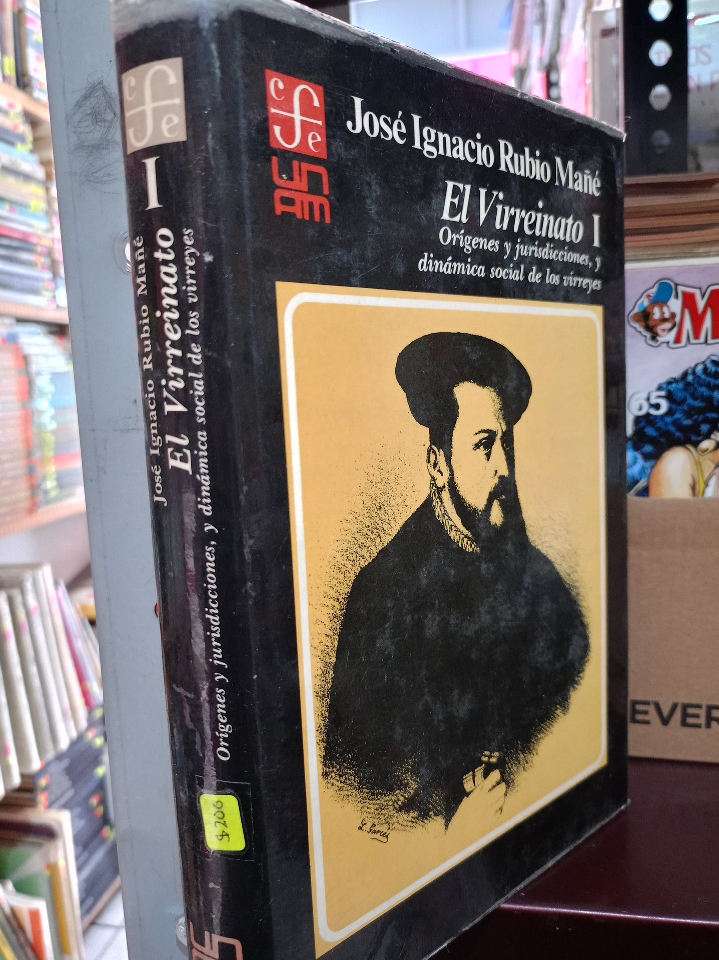 EL VIRREINATO I ORIGENES Y JURISDICCIONES Y DINAMICAS SOCIALES DE LOS VIRREYES POR JOSÉ IGNACIO RUBIO MAÑE USADO HISTORIA LITERARIO 305