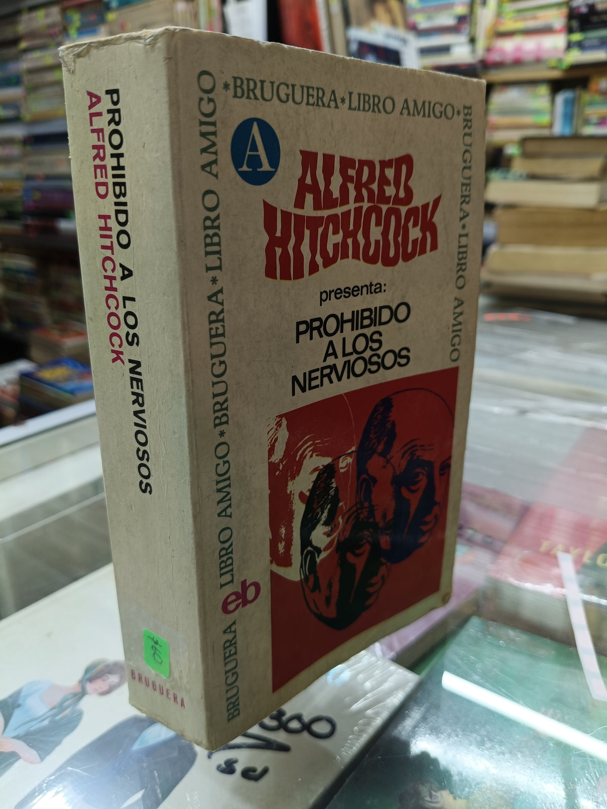 PROHIBIDO A LOS NERVIOSOS POR ALFRED HITCHCOCK USADO NOVELA JUAREZ 507