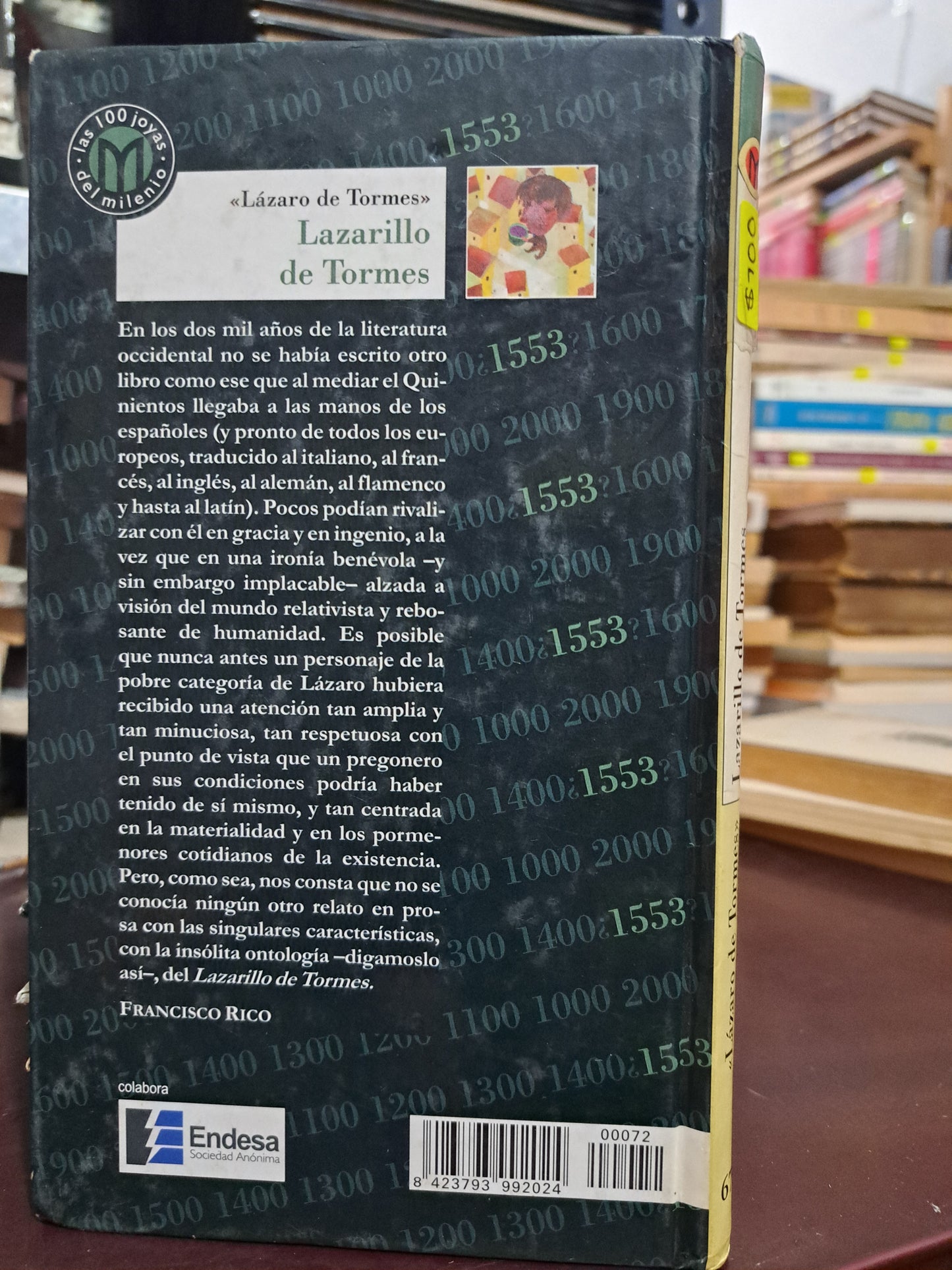 LAZARILLO DE TORMES ANÓNIMO USADO NOVELA LITERARIO 305