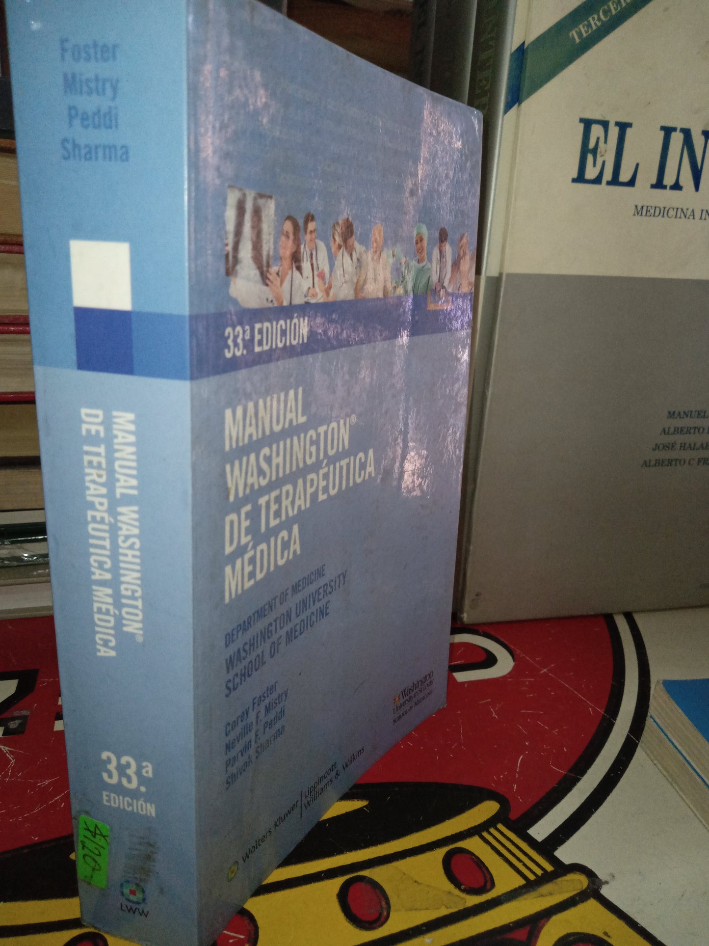MANUAL WASHINGTON DE TERAPEUTICA MEDICA 33ª EDICION POR AUTORES VARIOS USADO MEDICINA LITERARIO 207