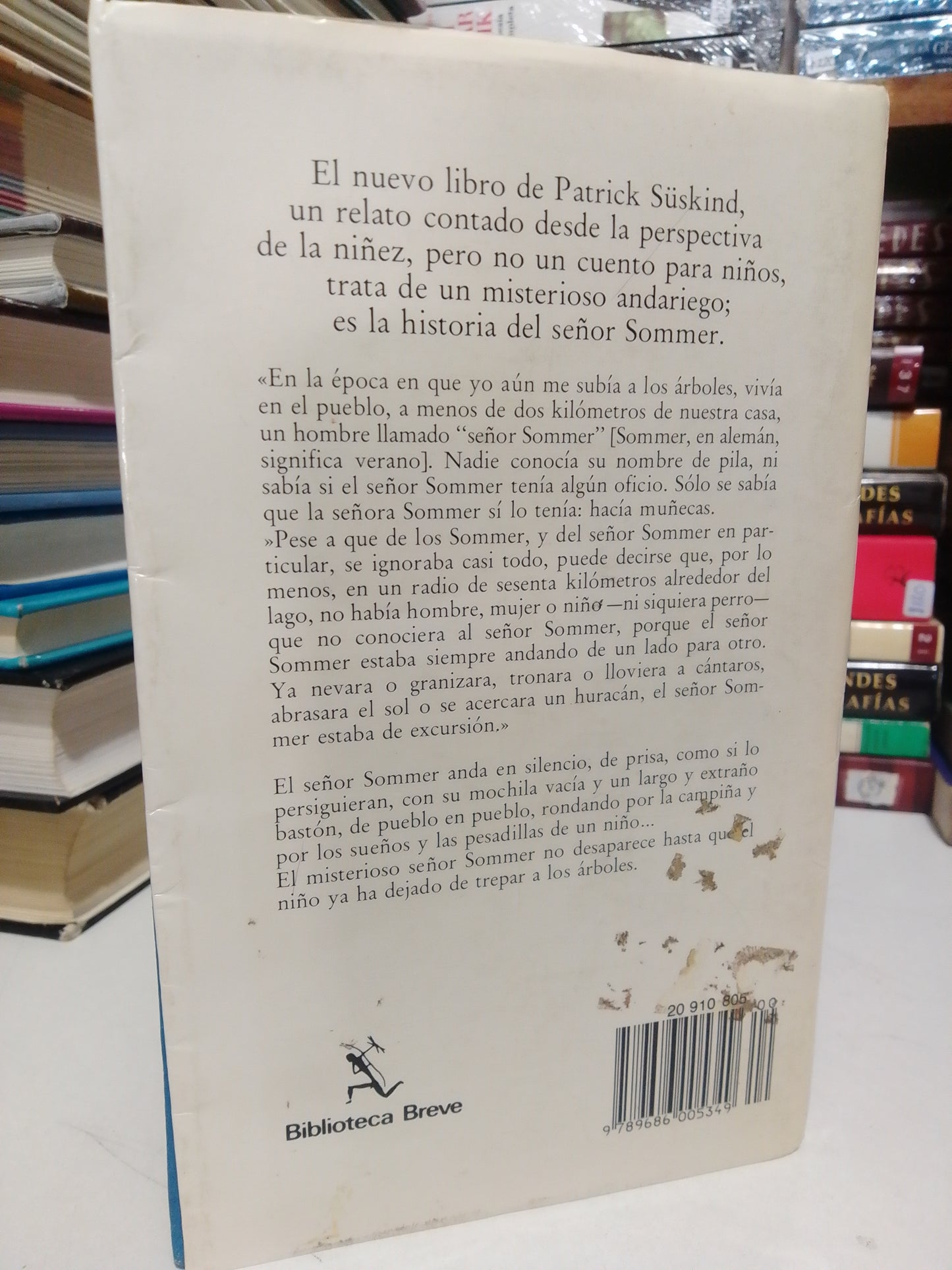 LA HISTORIA DEL SEÑOR SOMMER POR PATRICK SUSKIND USADO NOVELA JUÁREZ