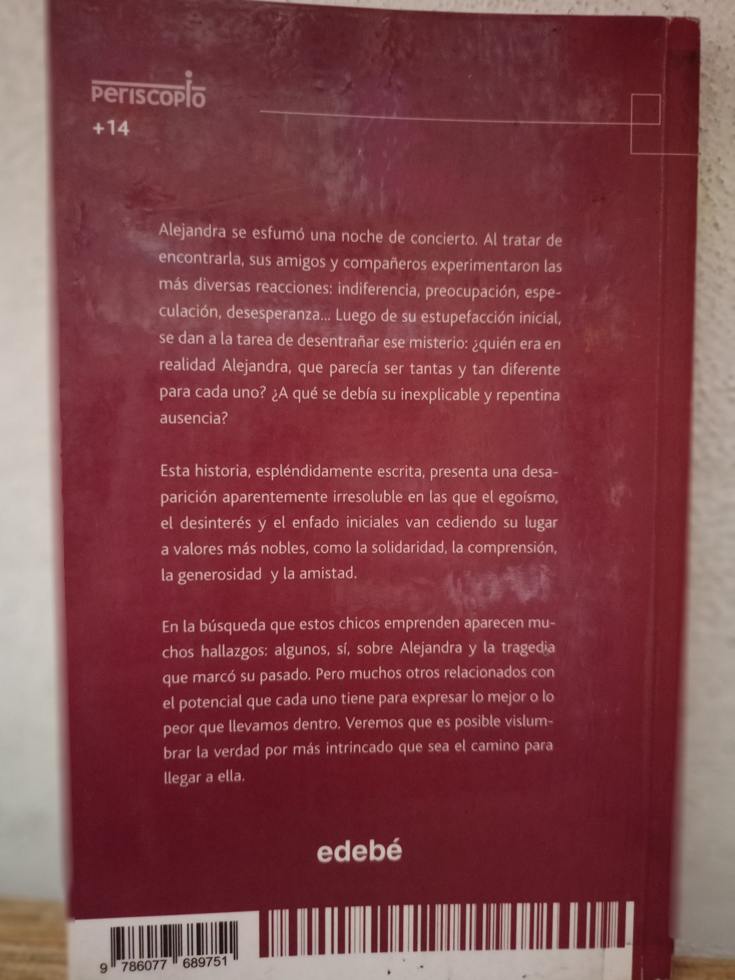 ALEJANDRA LOLA GANDARA USADO NOVELA LITERARIO 305
