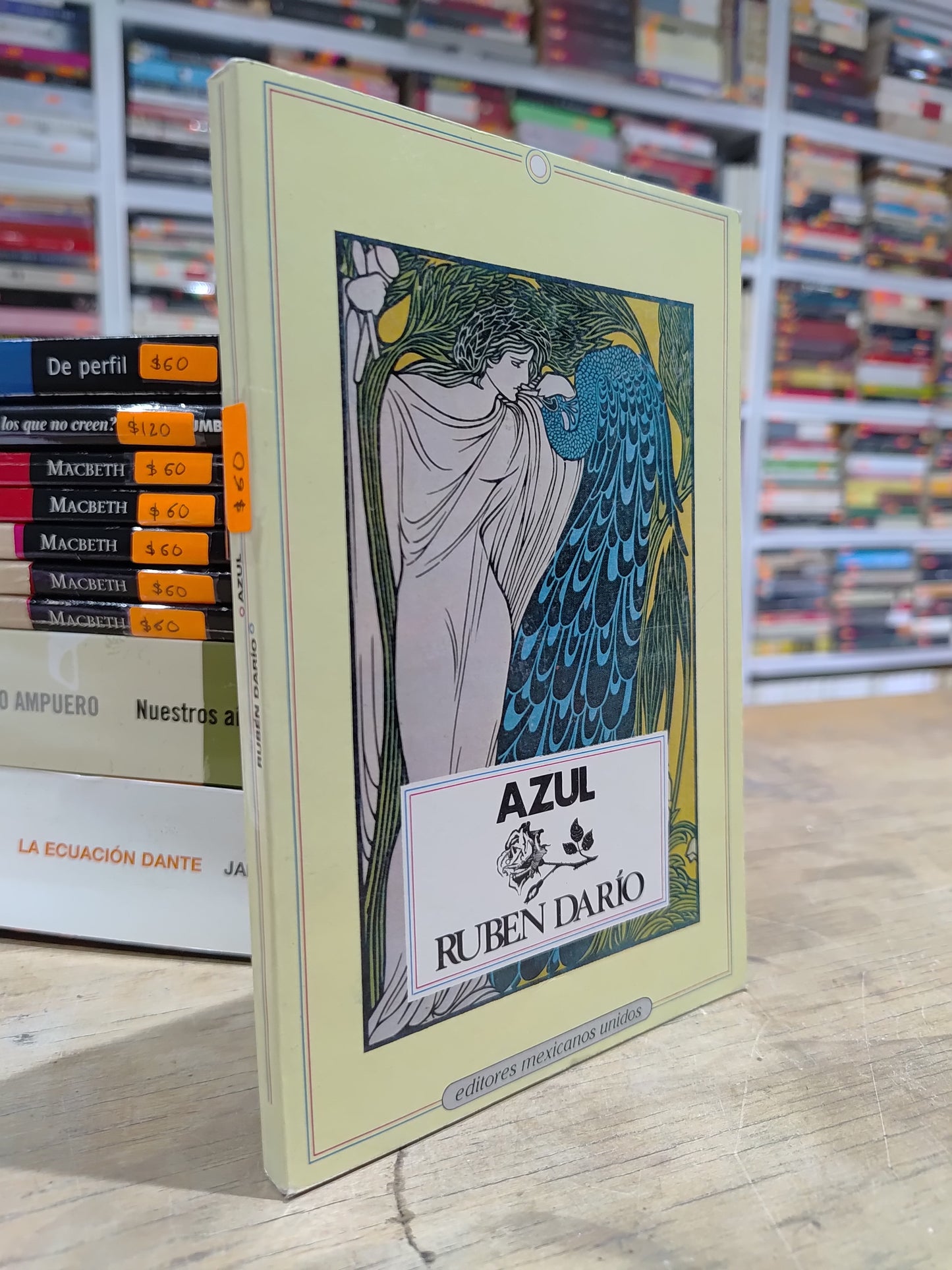 AZUL POR RUBEN DARIO USADO NOVELAS JUAREZ 515