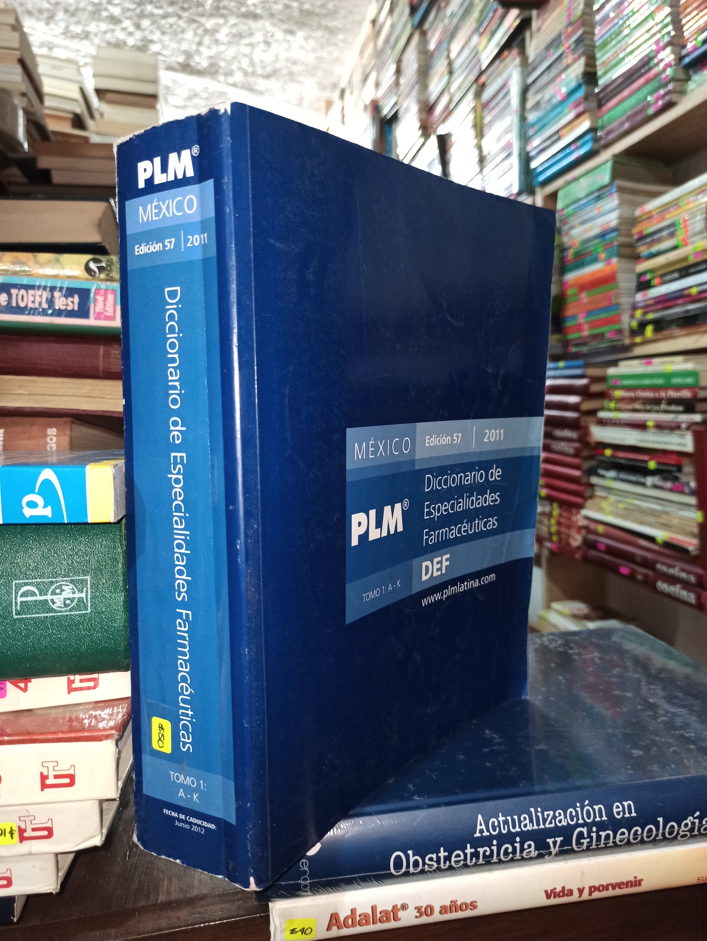 DICCIONARIO DE ESPECIALIDADES FARMACEUTICAS POR EDITORIAL PLM USADO SALUD ALDAMA