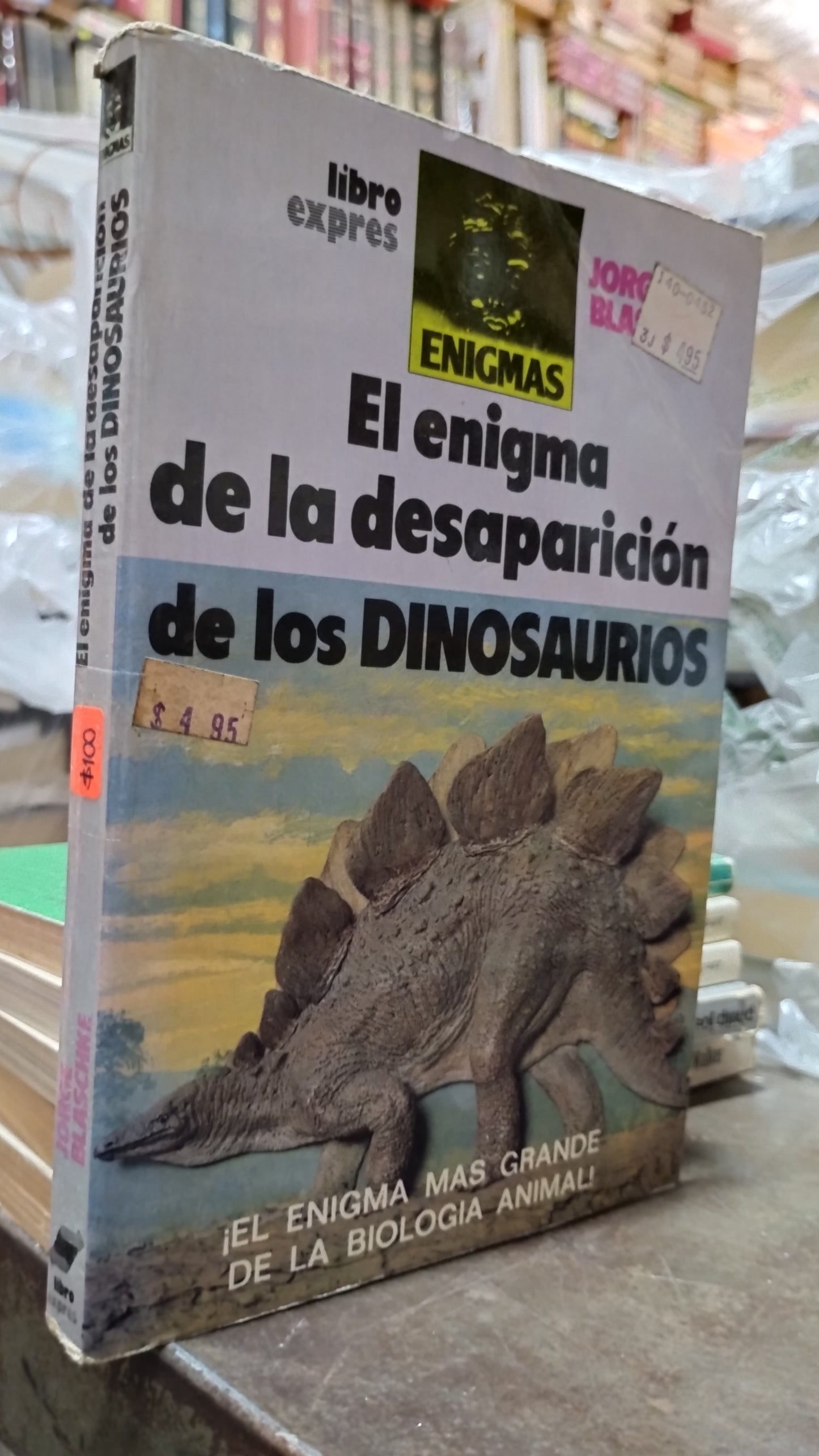EL ENIGMA DE LA DESAPARICION DE LOS DINOSAURIOS POR JORGE BLASCHKE LIBRO USADO CIENCIA ALDAMA