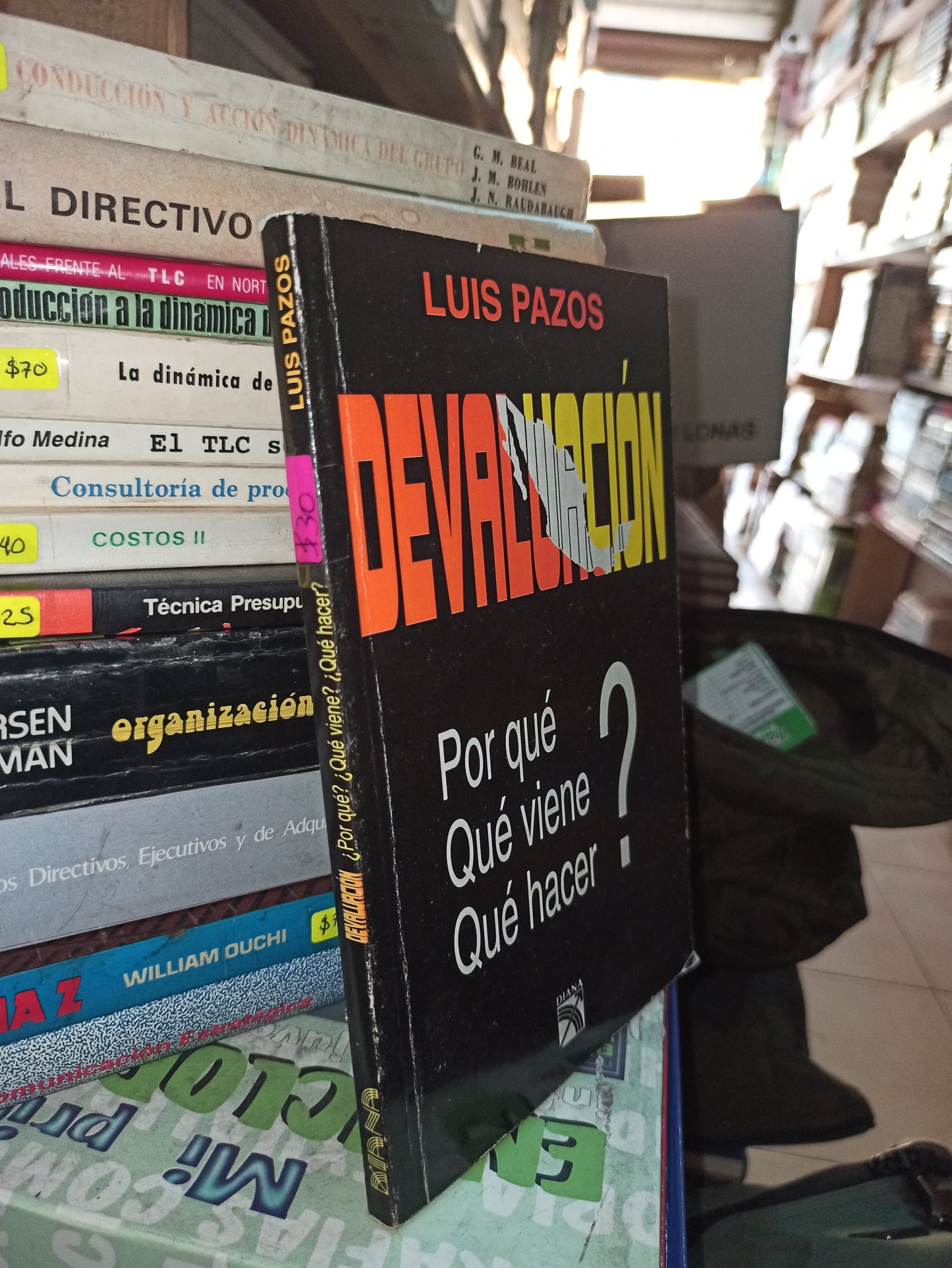 DEVALUACION POR LUIS PAZOS USADO ADMINISTRACIÓN LITERARIO 207
