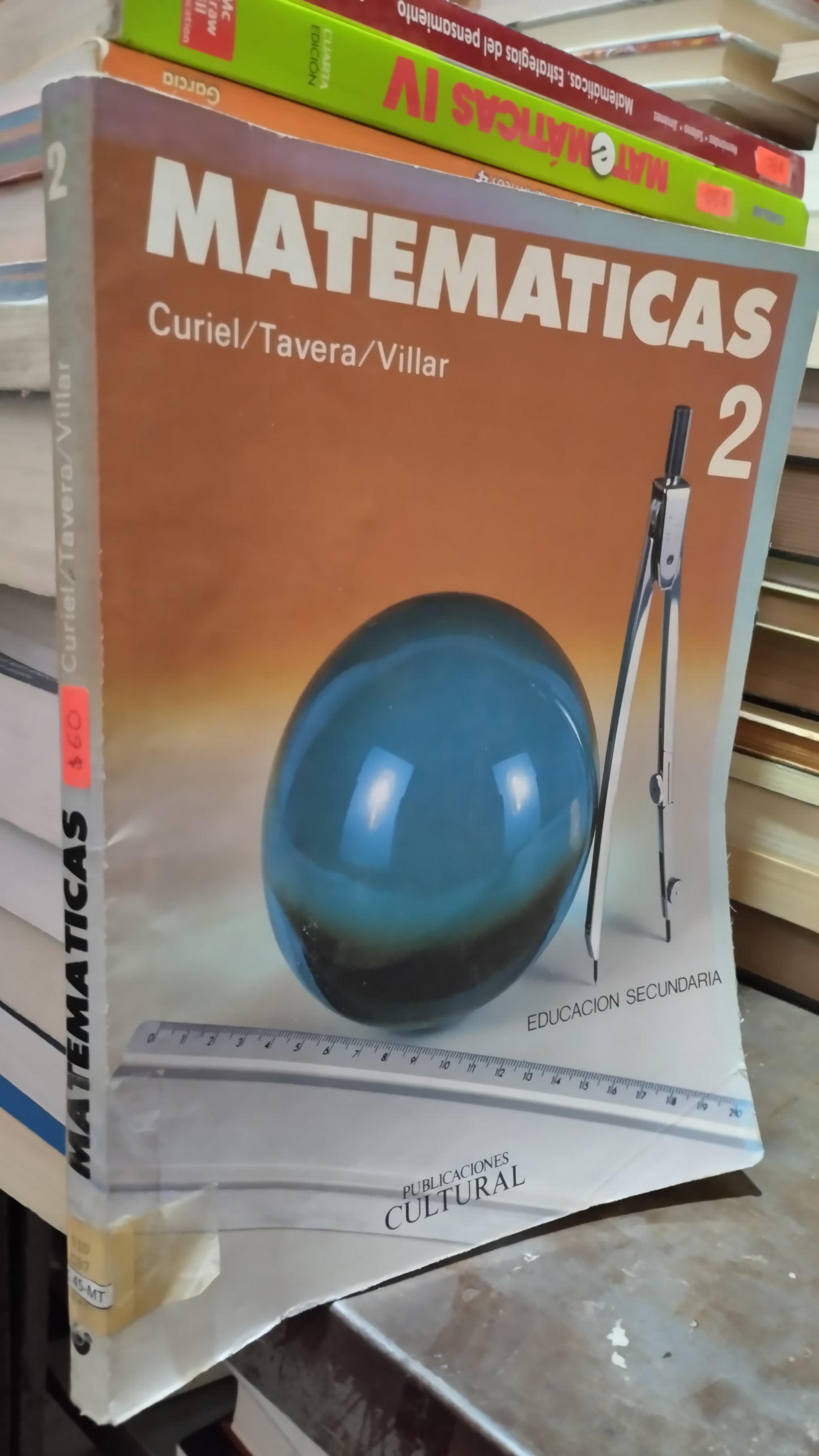 MATEMATICAS 2 POR CURIEL LIBRO USADO MATEMATICAS ALDAMA