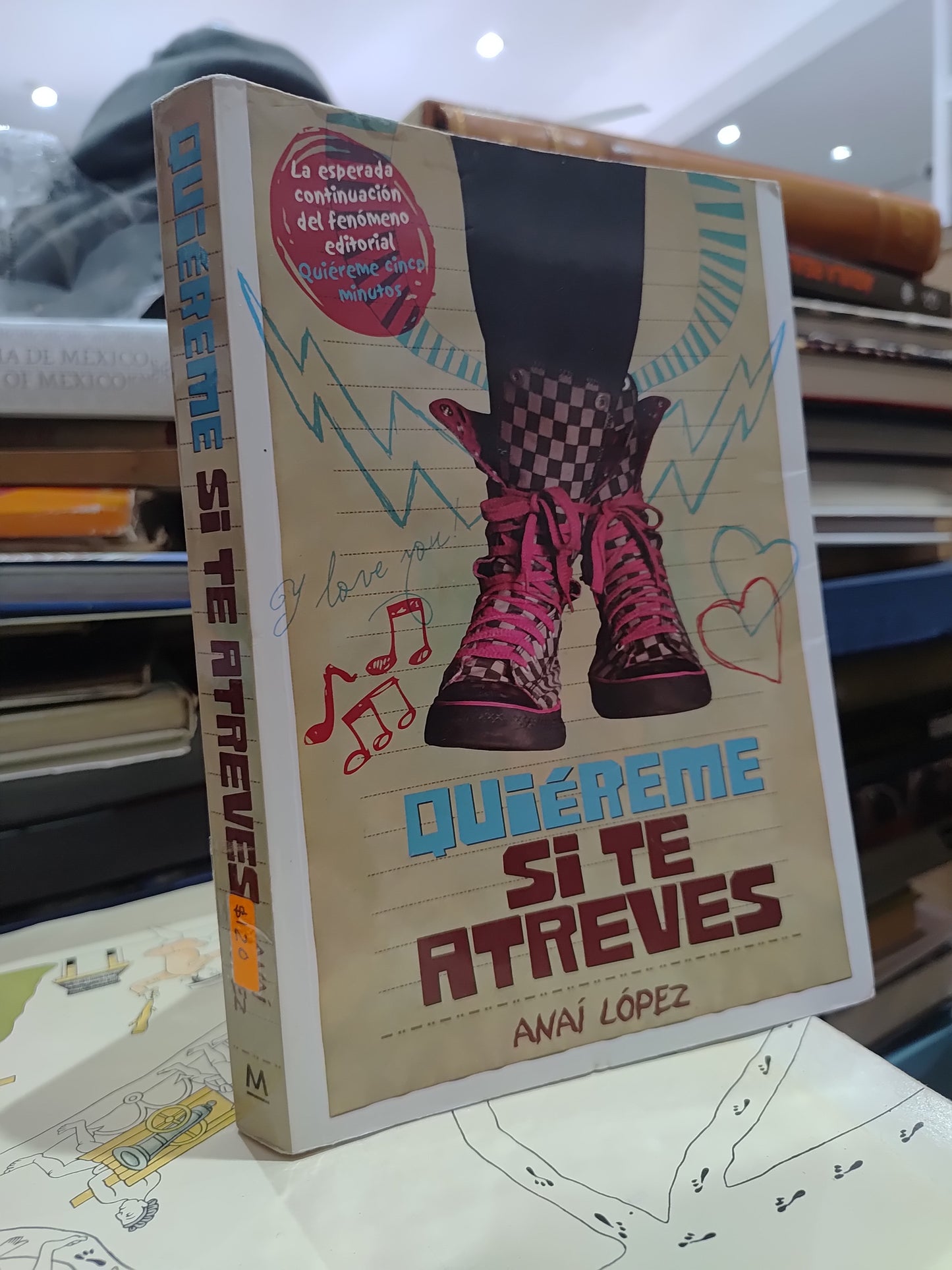QUIEREME SI TE ATREVES POR ANAI LOPEZ USADO NOVELAS JUAREZ 515