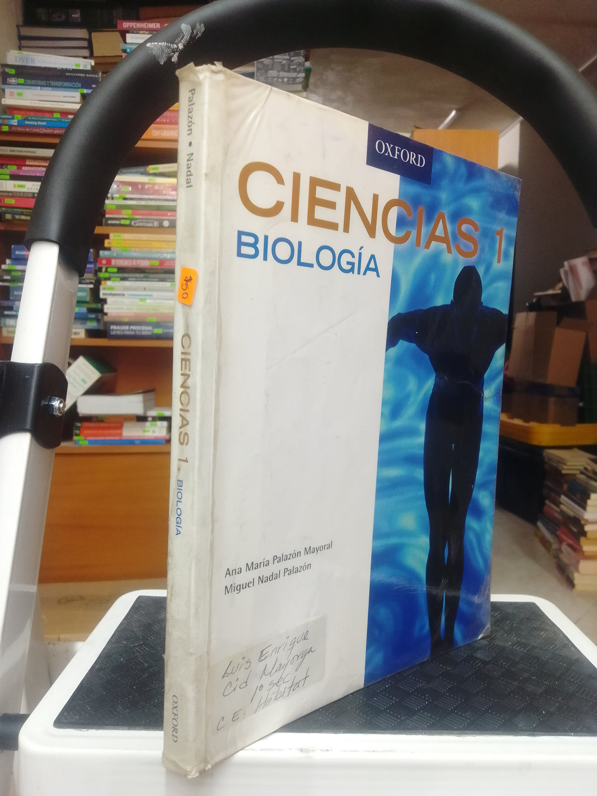 CIENCIAS 1 BIOLOGIA POR ANA MARIA PALAZON MAYORAL Y MIGUEL NADAL PALAZON USADO BIOLOGIA JUAREZ 515
