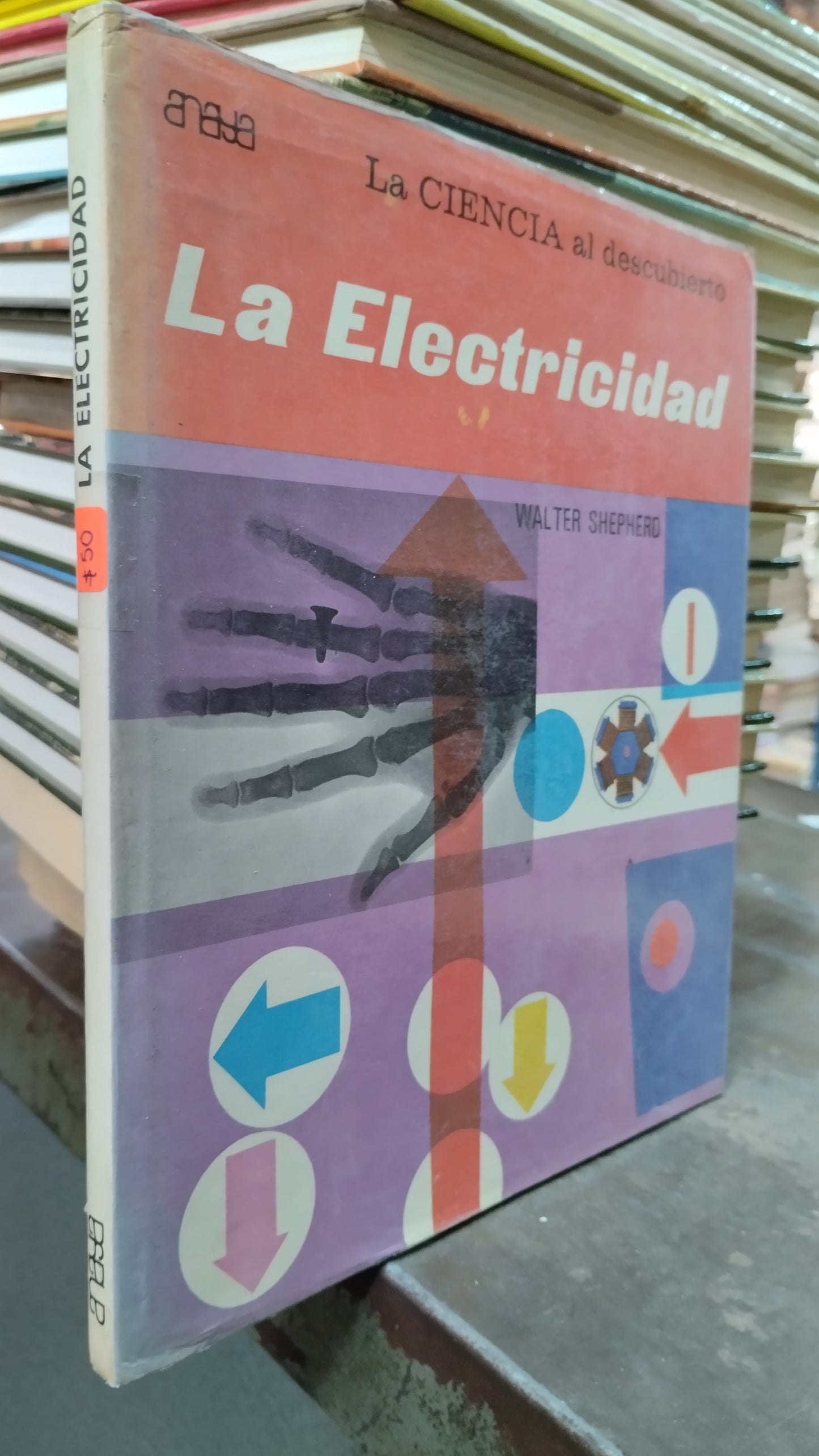 LA ELECTRICIDAD POR WALTER SHEPHERD LIBRO USADO CIENCIA ALDAMA
