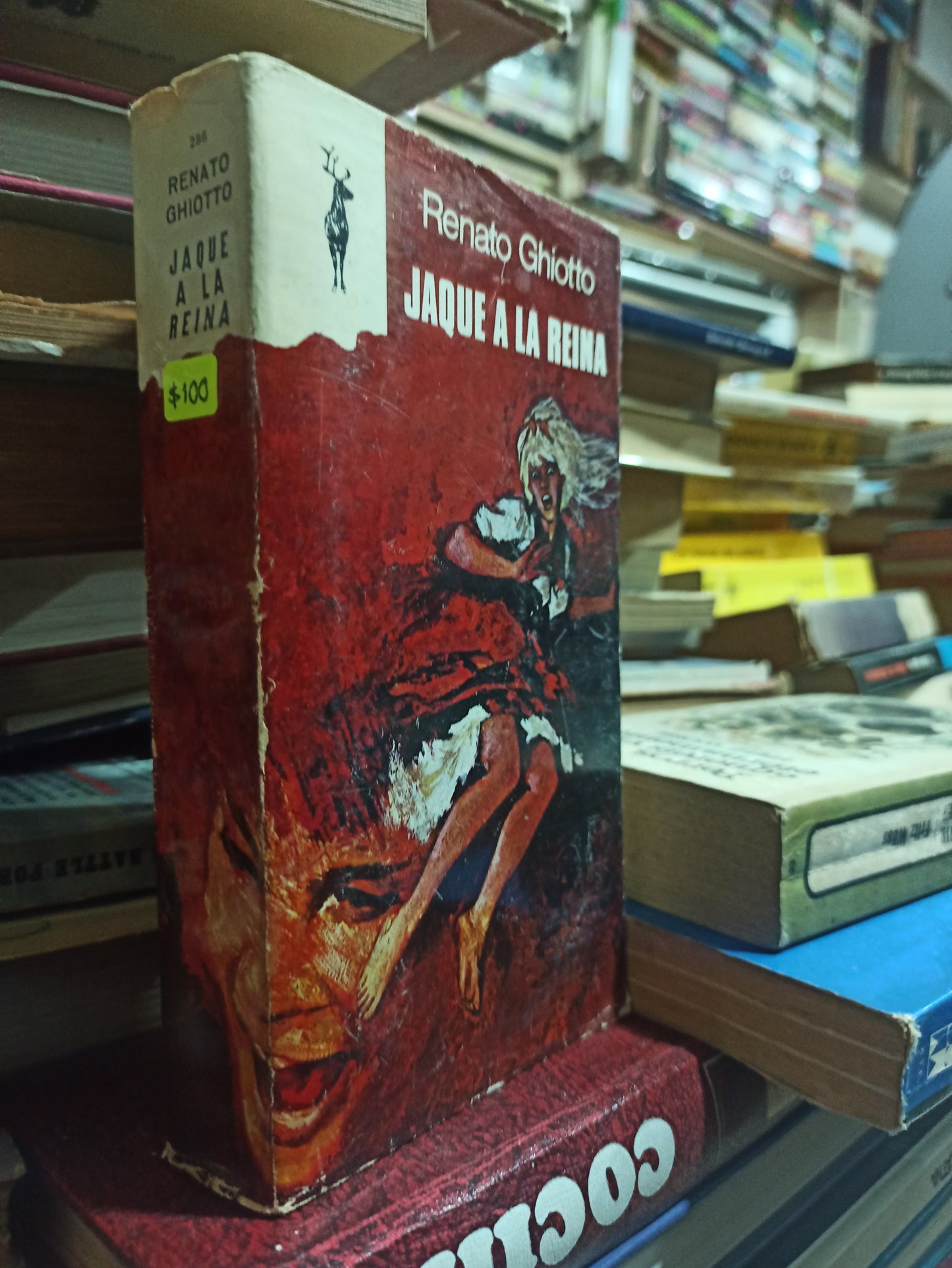 JAQUE A LA REINA RENATO GHIOTTO USADO NOVELAS ALDAMA