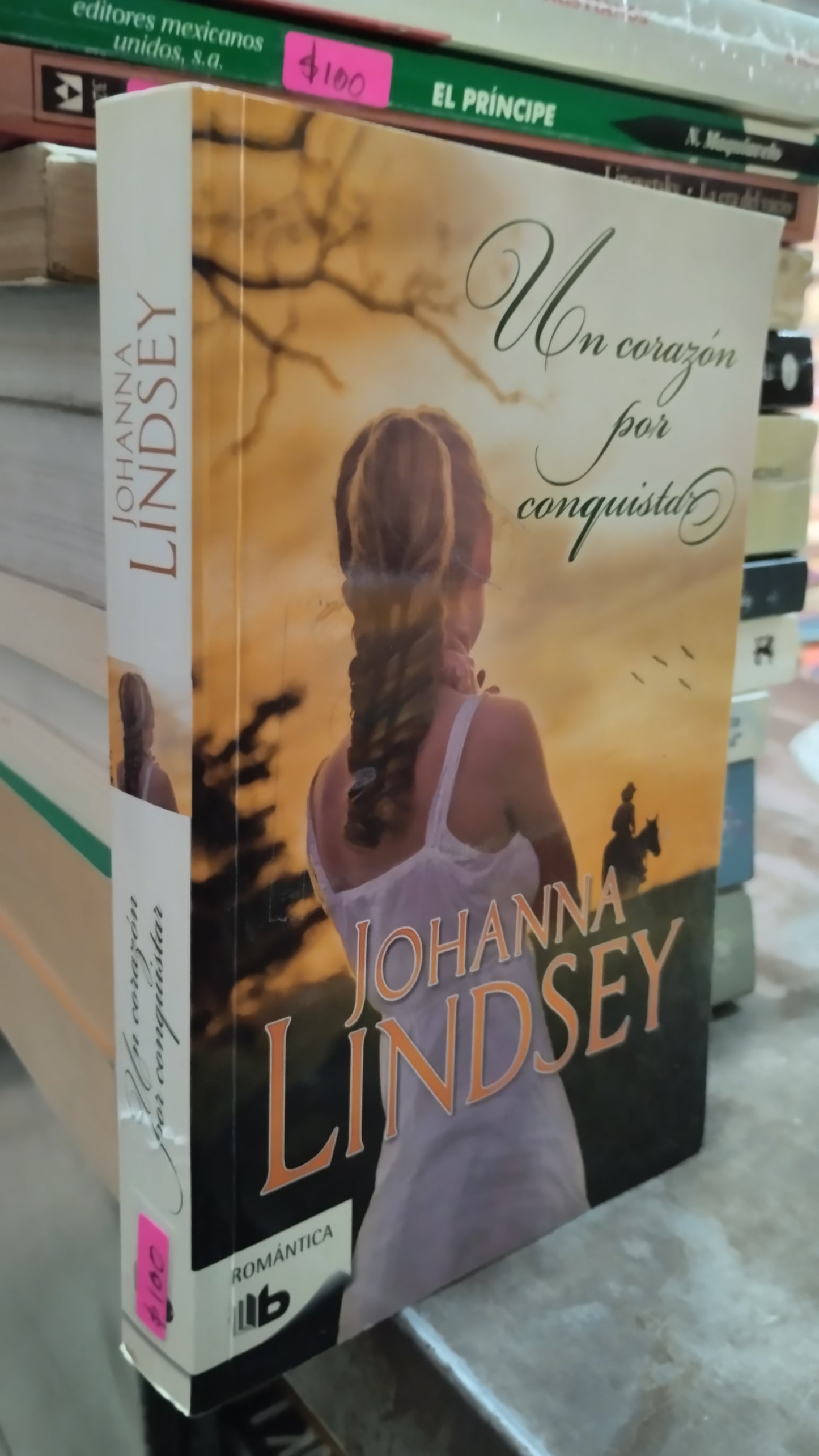 UN CORAZON POR CONQUISTAR POR JOHANNA LINDSEY LIBRO USADO NOVELAS ALDAMA