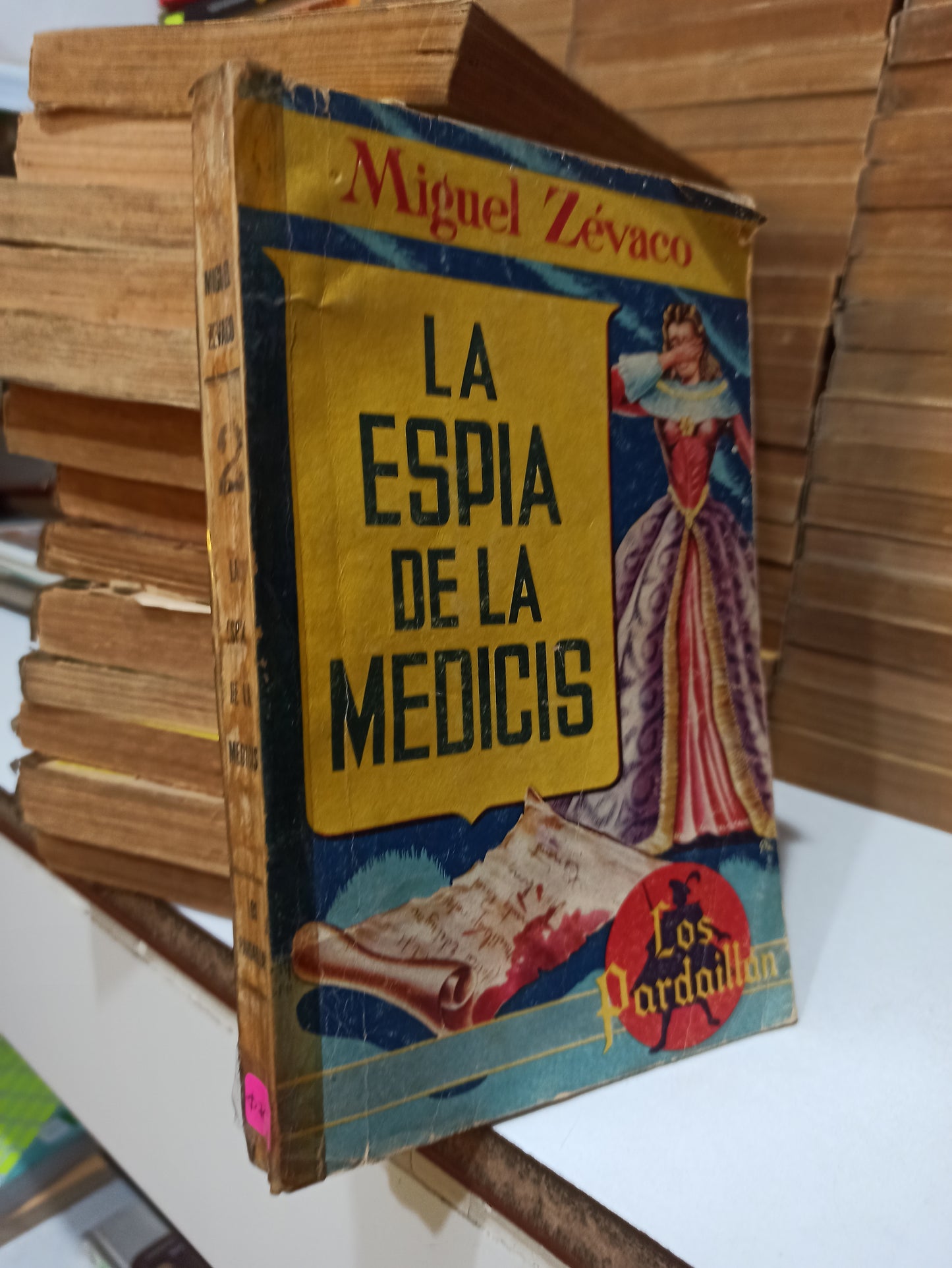 LA ESPIA DE LA MEDICIS POR MIGUEL ZEVACO USADO NOVELAS JUÁREZ