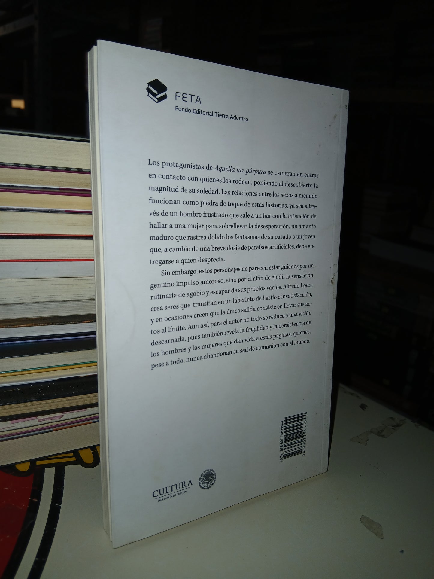 AQUELLA LUZ PÚRPURA POR ALFREDO LOERA USADO NOVELA LITERARIO 207