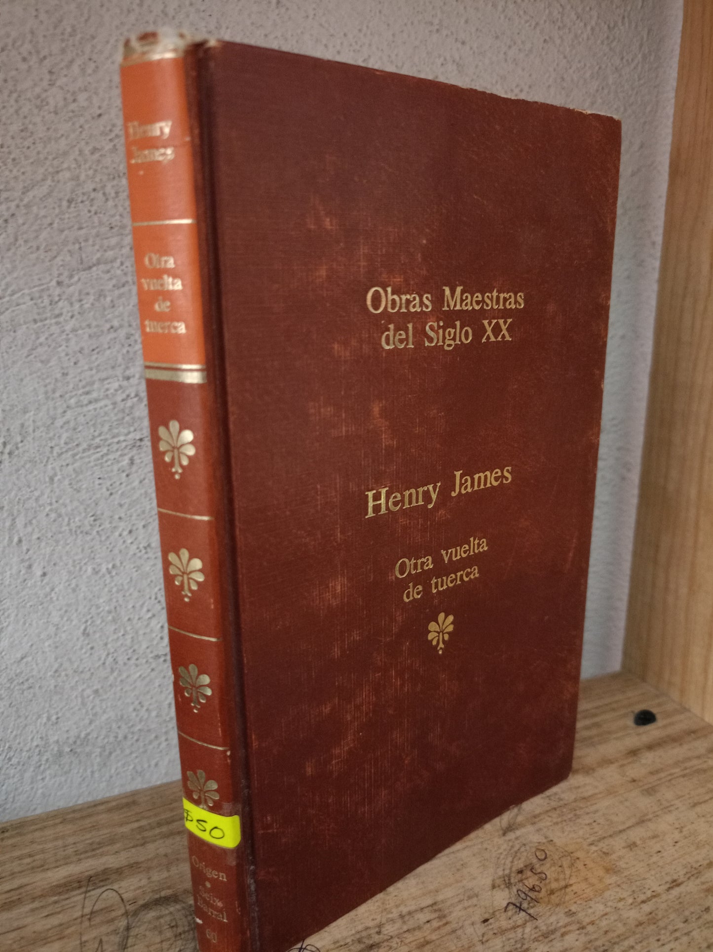 OTRA VUELTA DE TUERCA HENRY JAMES USADO NOVELA LITERARIO 305
