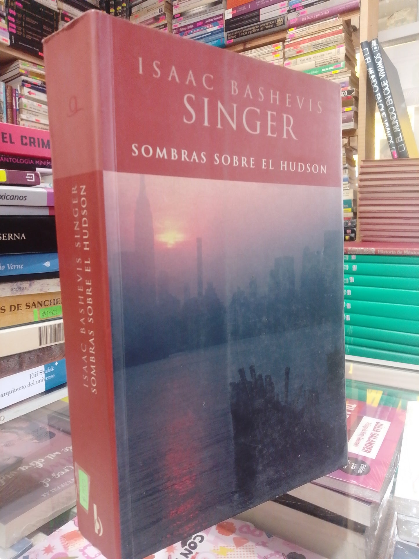 SOMBRAS SOBRE EL HUDSON POR ISAAC BASHEVIS SINGER USADO NOVELA JUAREZ