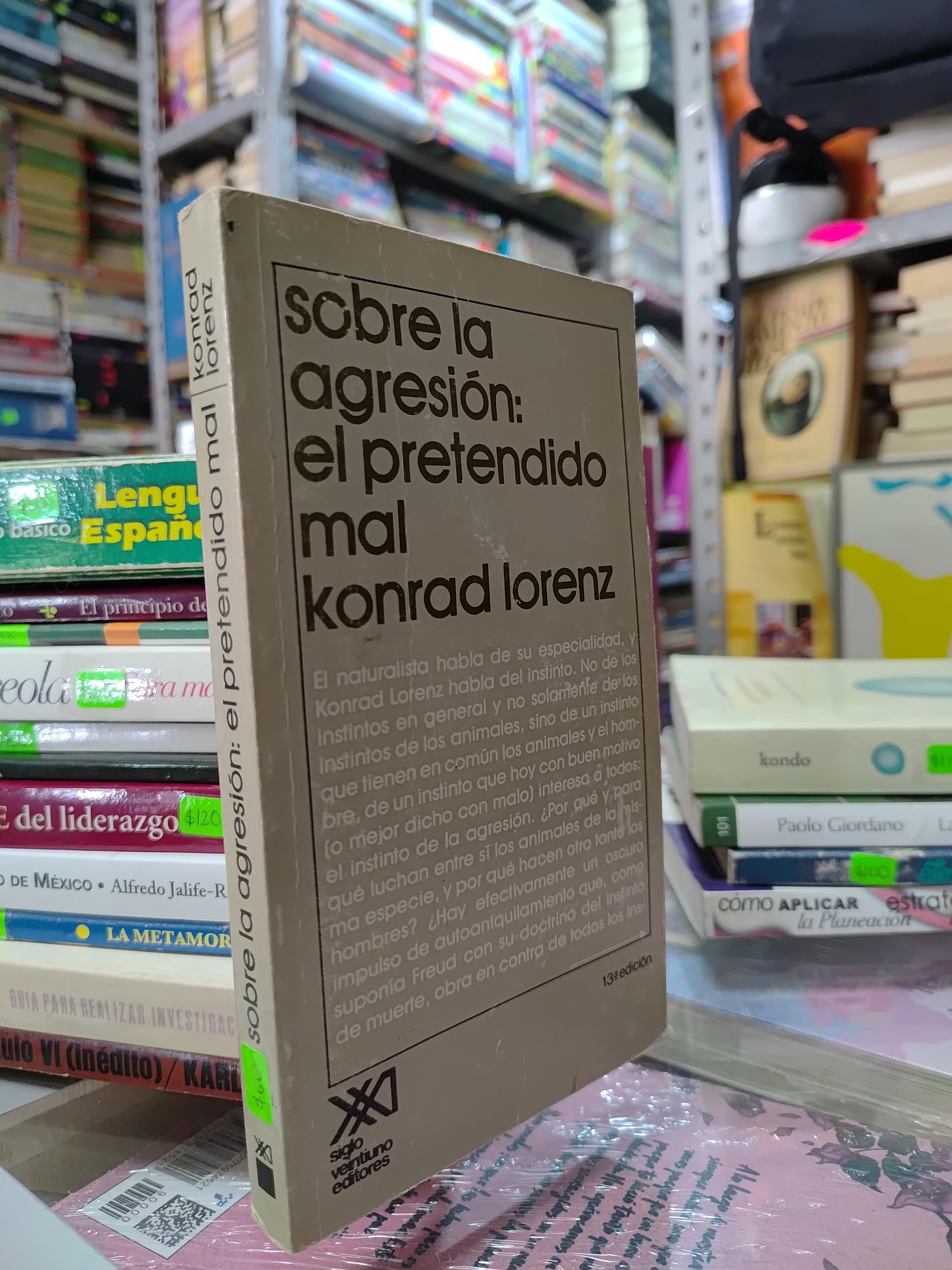 SOBRE LA AGRESION EL PRETENDIDO MAL POR KONRAD LORENZ USADO SOCIOLOGIA JUAREZ 507