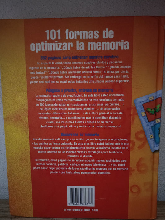 101 FORMAS DE OPTIMIZAR LA MEMORIA USADO INFANTIL LITERARIO 305